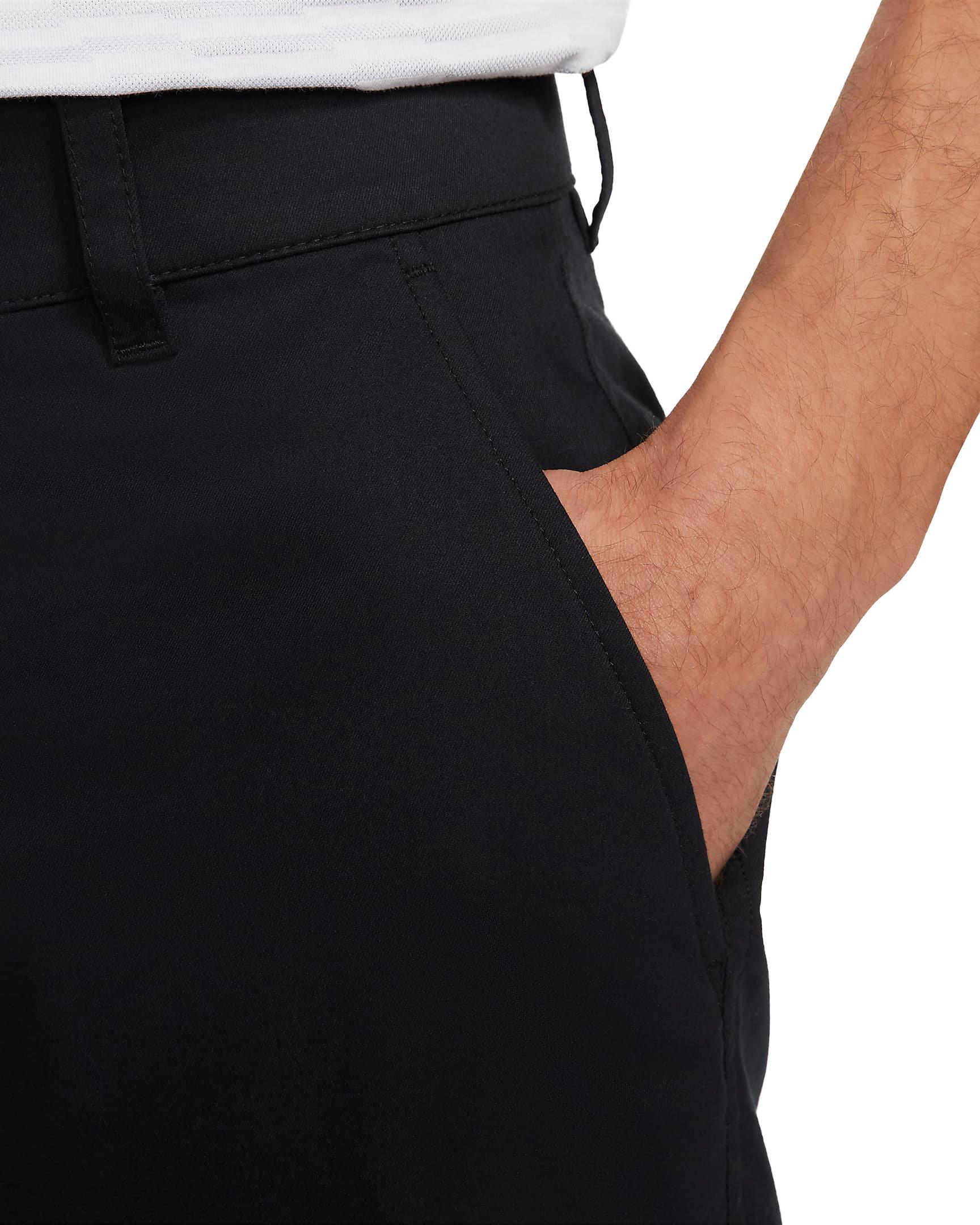 Nike Men's Dri-Fit UV Chino 10.5" Golf Shorts - Black - BLACK Thumbnail View 4