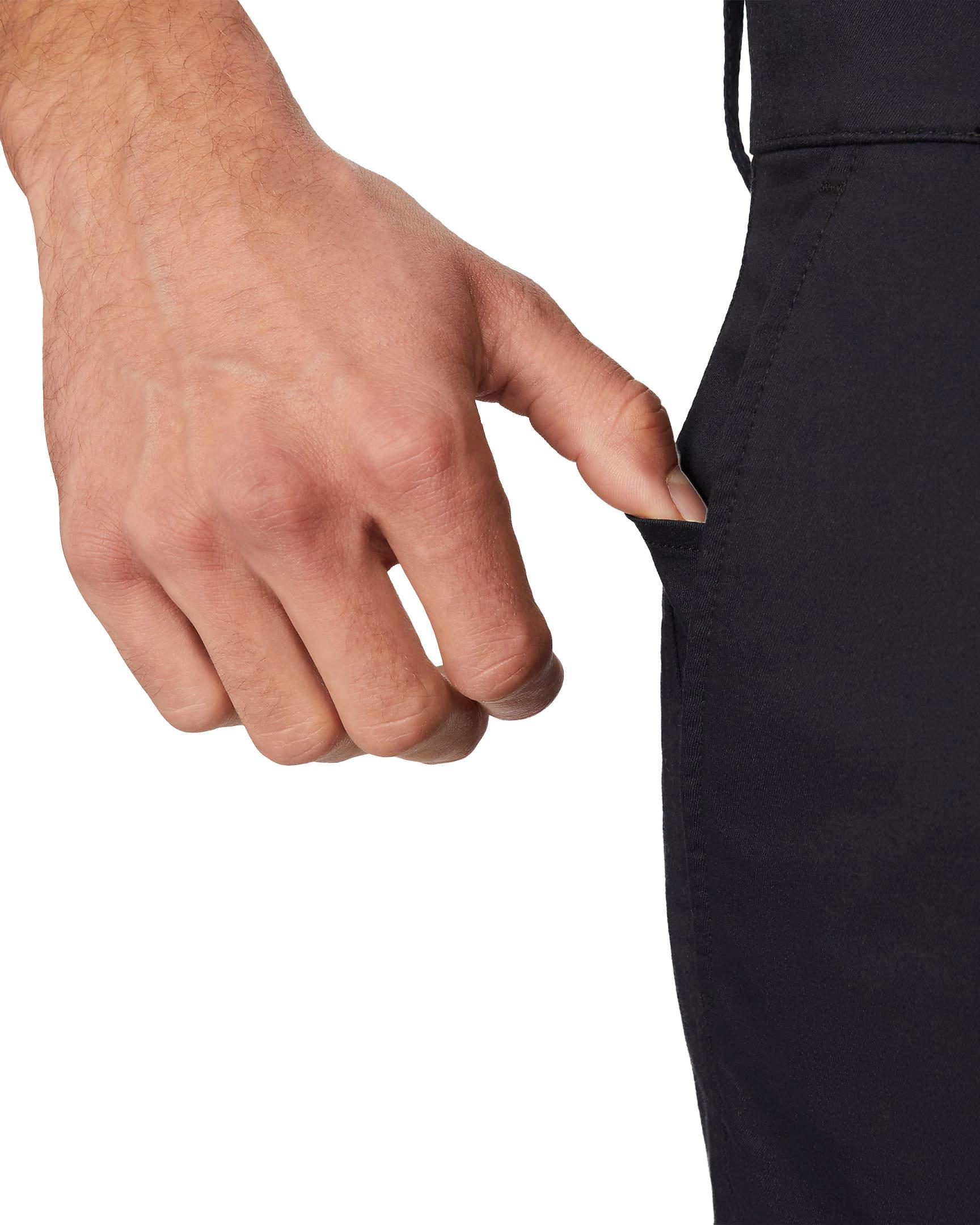 Nike Men's Dri-Fit UV Chino 10.5" Golf Shorts - Black - BLACK Thumbnail View 5