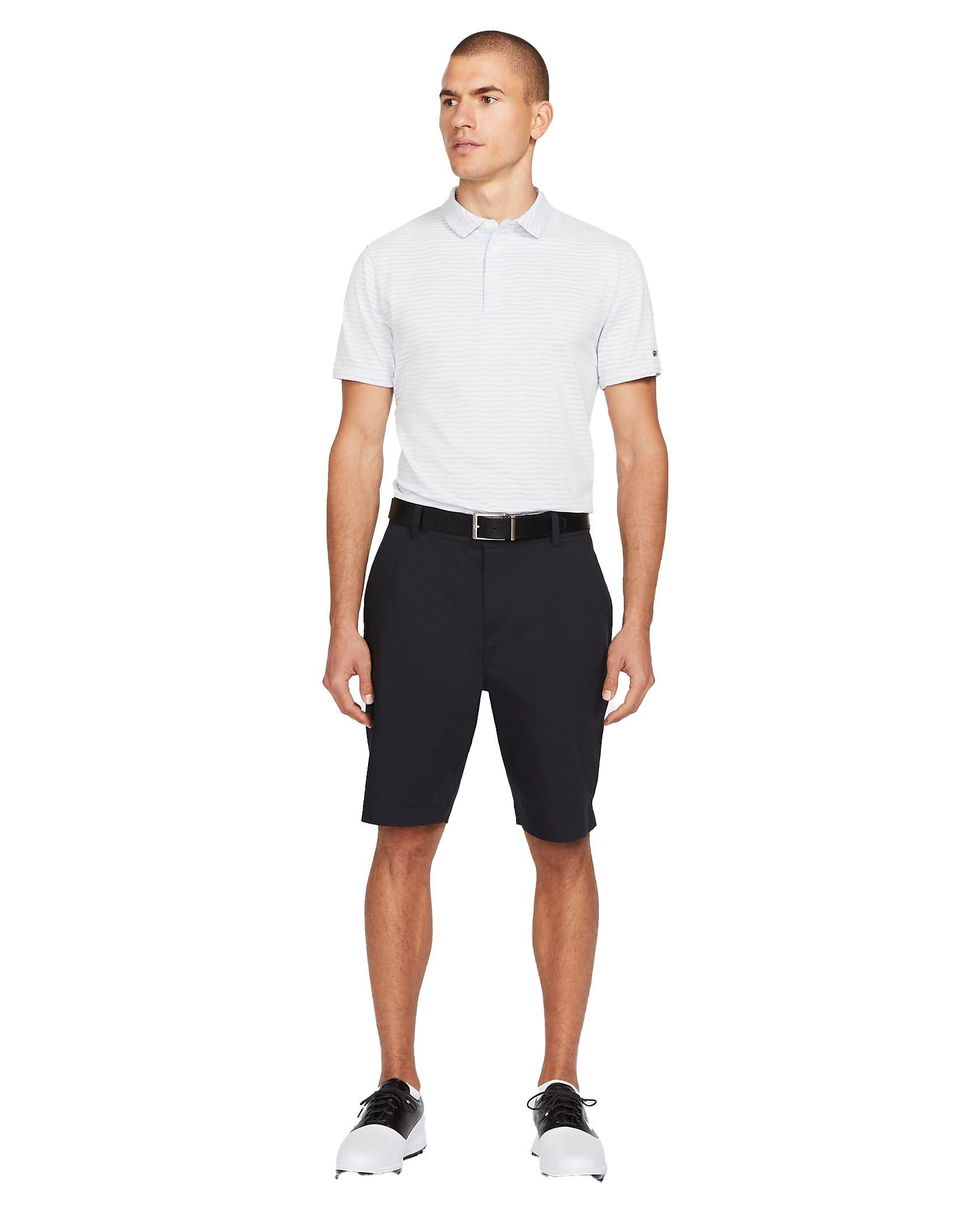 Nike Men's Dri-Fit UV Chino 10.5" Golf Shorts - Black - BLACK Thumbnail View 7