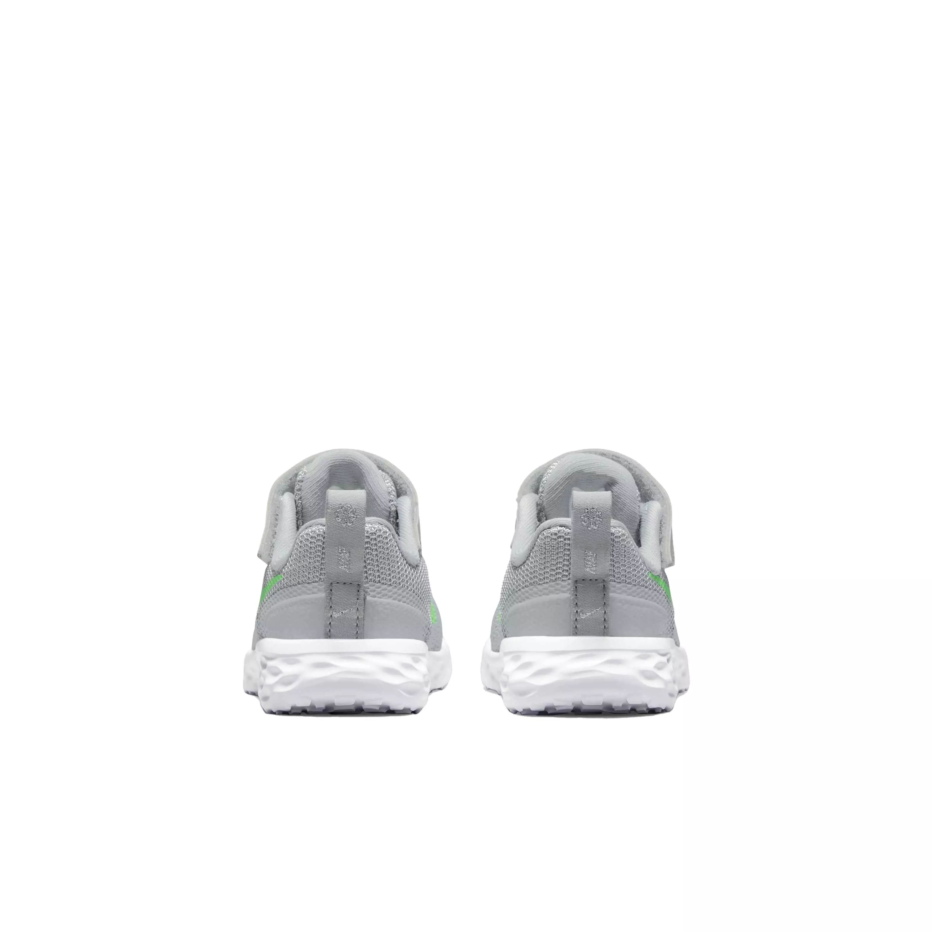 Nike Revolution 6 "Light Smoke Grey/Green Strike/Dark Smoke Grey" Infant Boys' Running Shoe - GREY