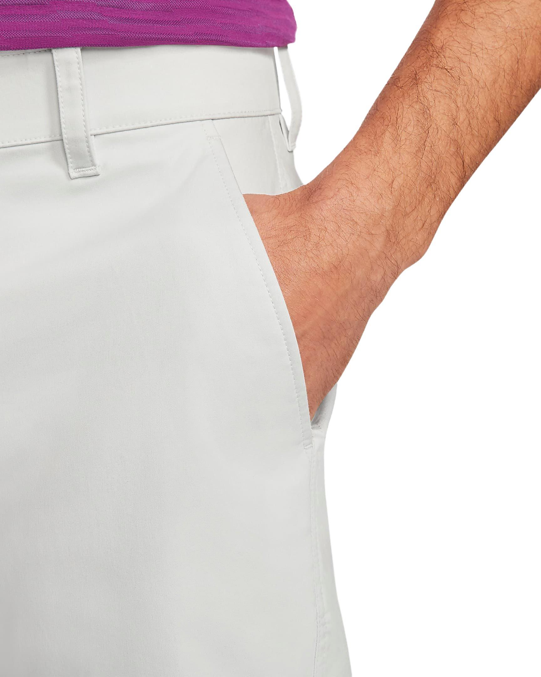 Nike Men's Dri-Fit UV Chino 10.5" Golf Shorts - Photon Dust - GREY Thumbnail View 4