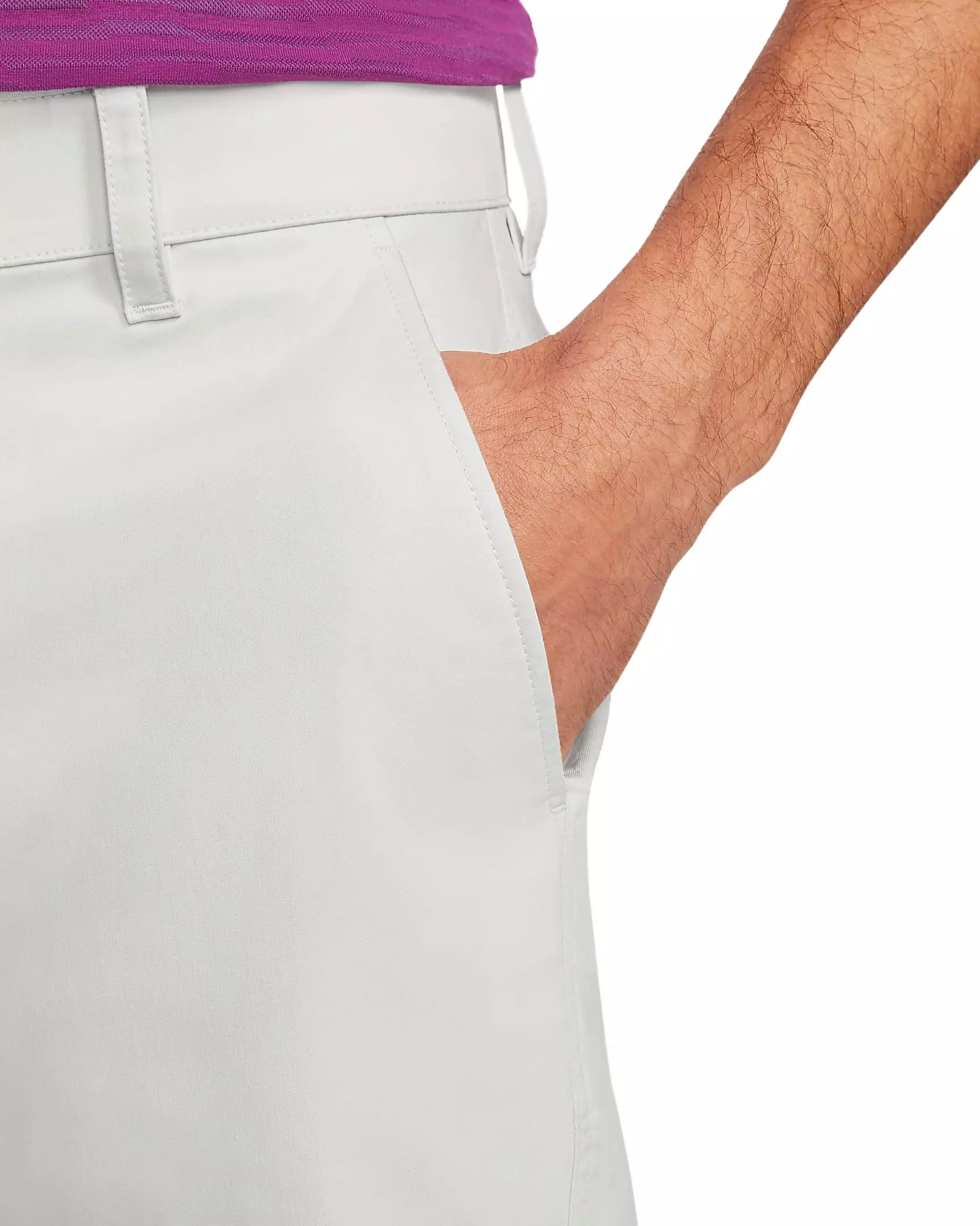 Nike Men's Dri-Fit UV Chino 10.5" Golf Shorts - Photon Dust - GREY