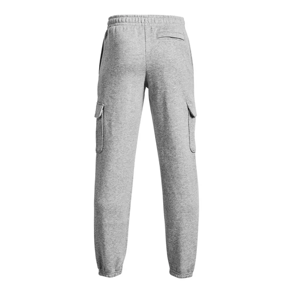 Under Armour Big Boys' UA Icon Fleece Cargo Joggers - Grey - GREY