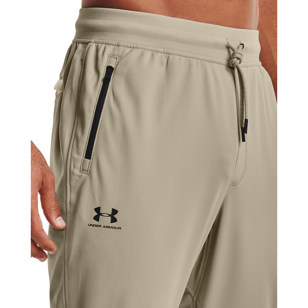Under Armour Men's Khaki UA Sportstyle Joggers - KHAKI Thumbnail View 5