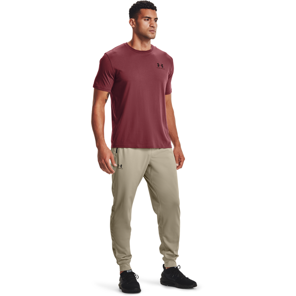 Under Armour Men's Khaki UA Sportstyle Joggers - KHAKI Thumbnail View 6