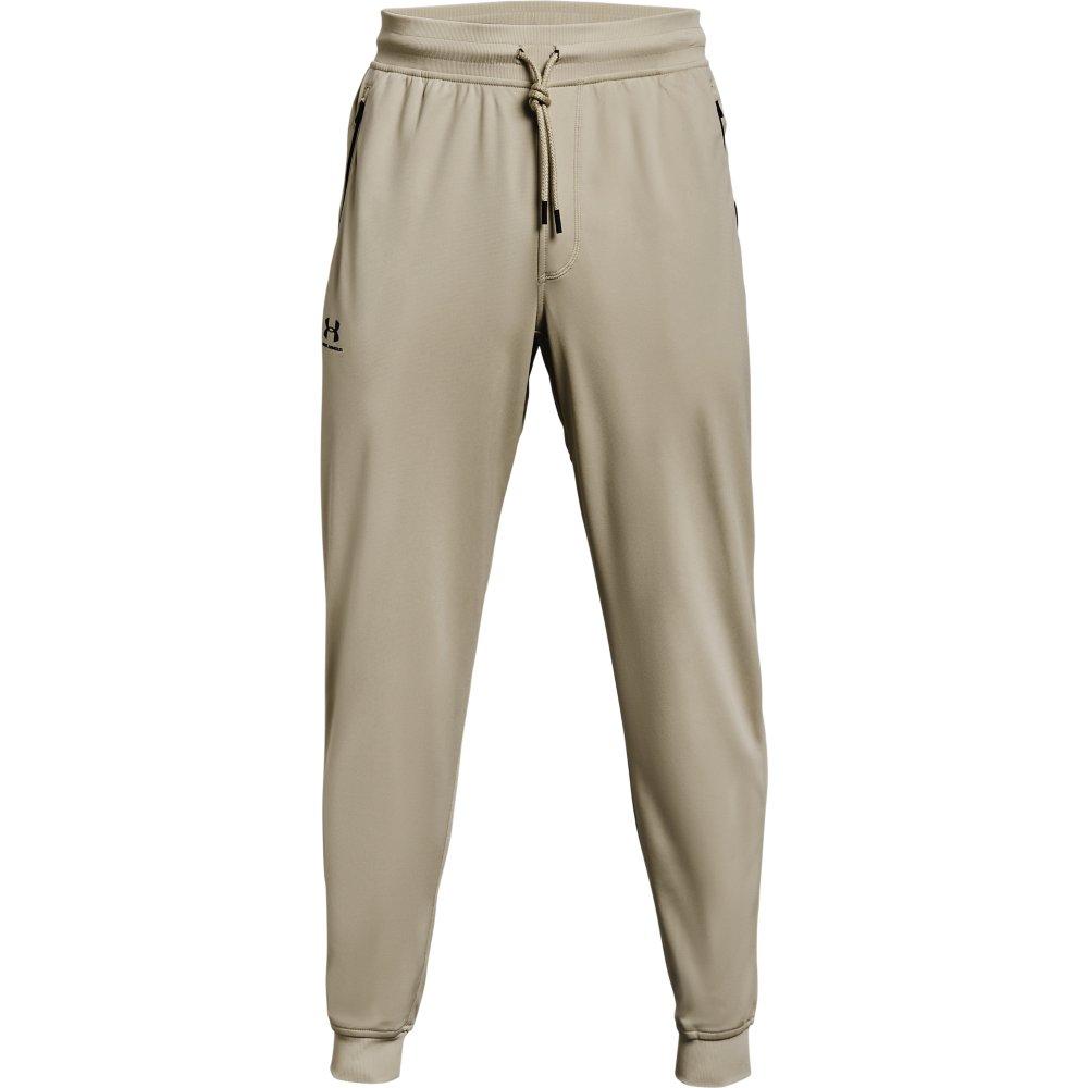 Under Armour Men's Khaki UA Sportstyle Joggers - KHAKI Thumbnail View 2