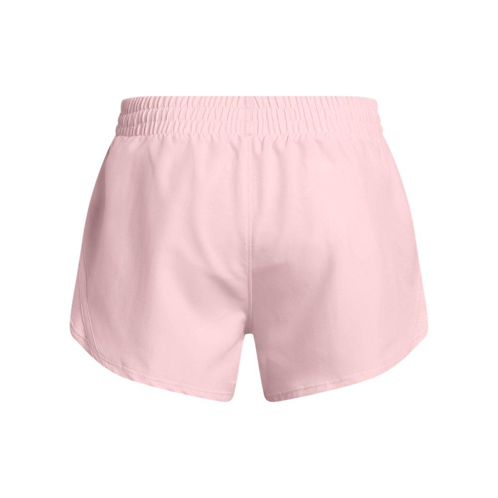Under Armour UA Fly-By Big Girls' Pink 3" Shorts