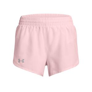 Under Armour Big Girls' UA Fly-By 3" Shorts - Pink