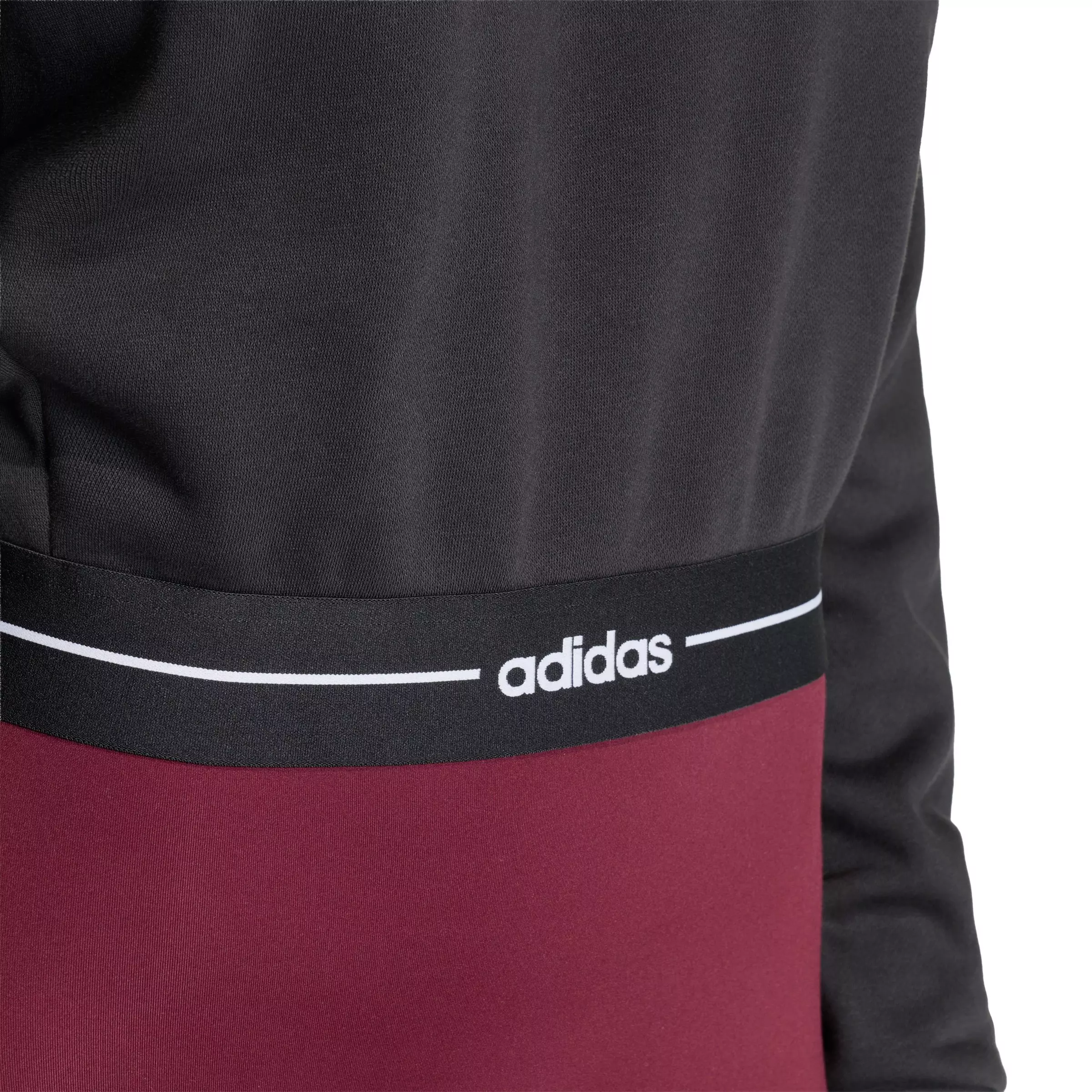 adidas Women's Hyperglam Cropped Hoodie - Black - BLACK