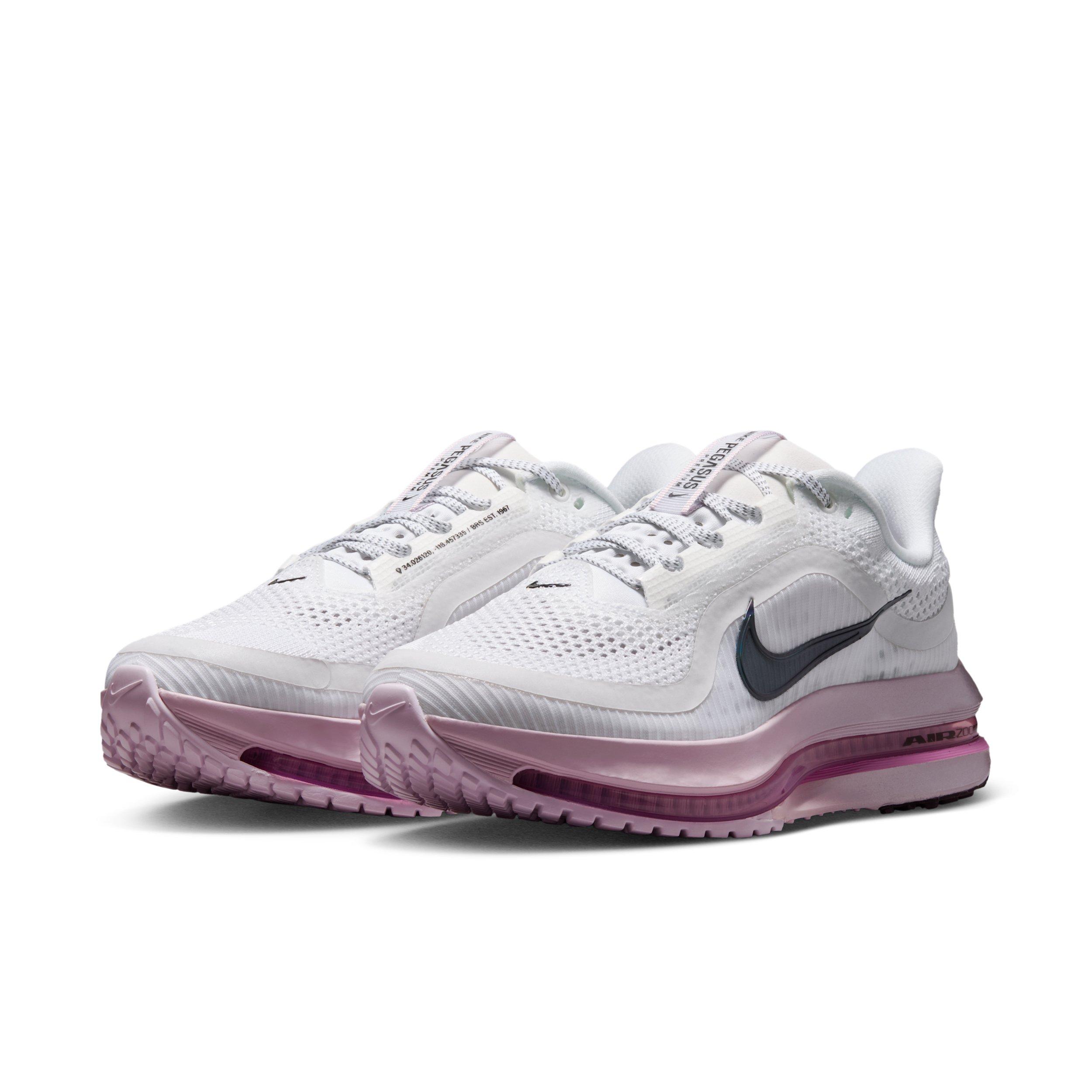 Nike Pegasus Premium "White/Bleached Lilac/Light Magenta/Black" Women's Running Shoe - WHITE/LILAC/LT MAGENTA/BLACK