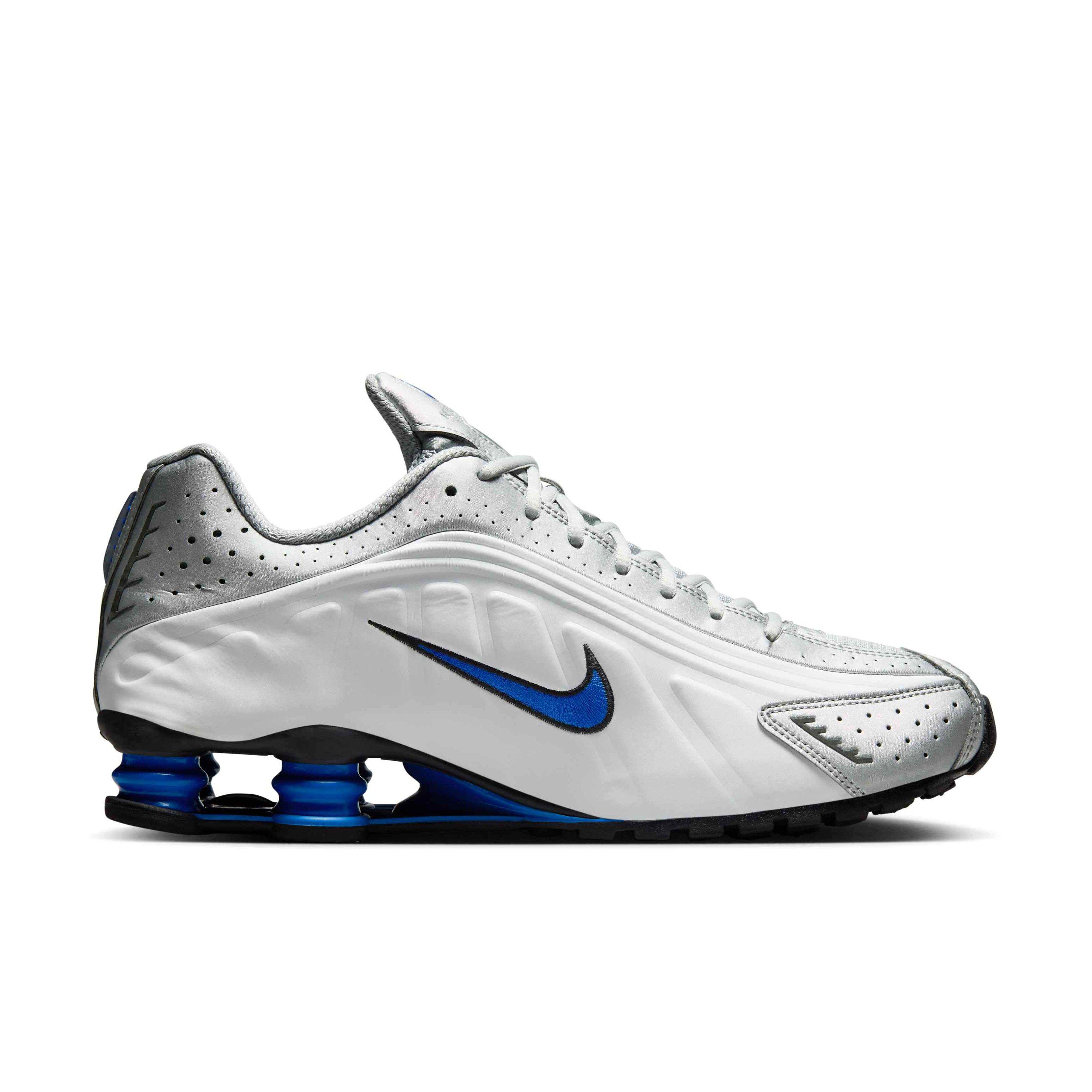 Nike Shox TL "White/Racer Blue/Iron Grey/Metallic Silver" Men's Shoe - WHITE/BLUE/GREY/SILVER Thumbnail View 1