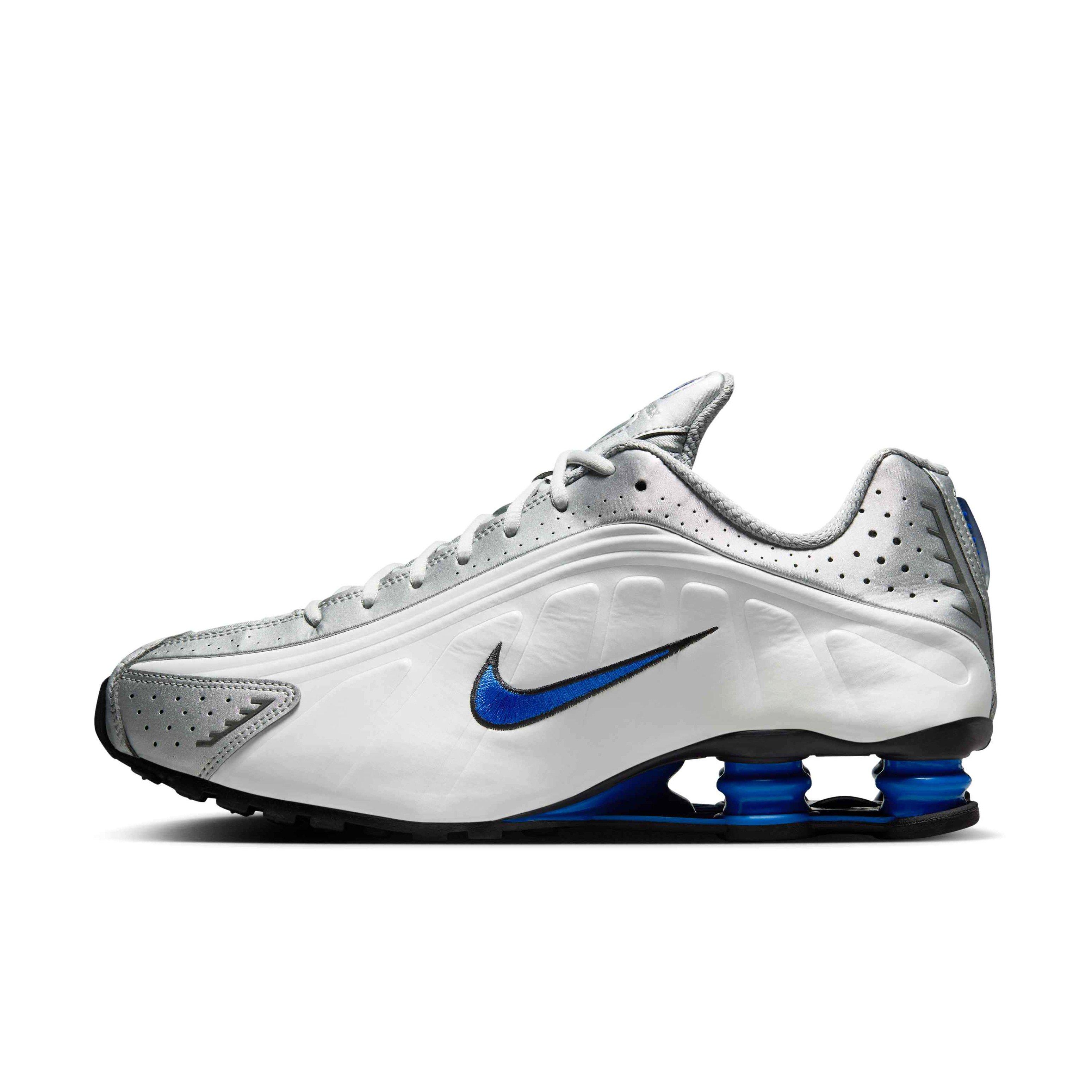 Nike Shox TL "White/Racer Blue/Iron Grey/Metallic Silver" Men's Shoe - WHITE/BLUE/GREY/SILVER Thumbnail View 2