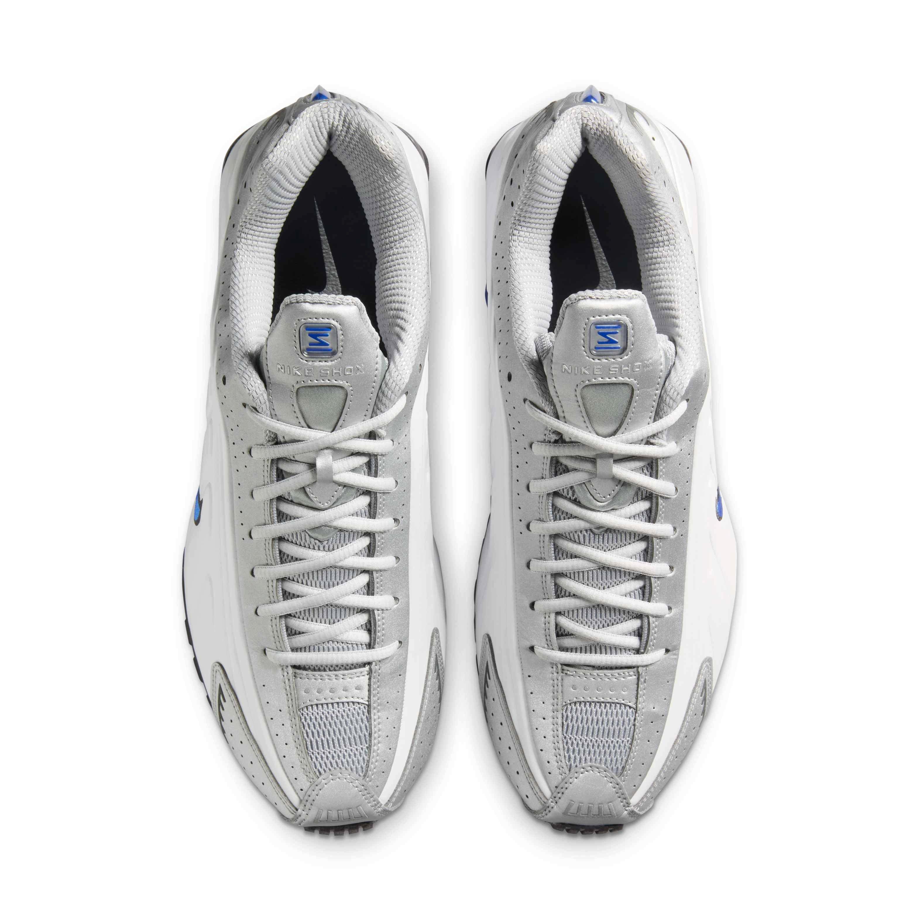 Nike Shox TL "White/Racer Blue/Iron Grey/Metallic Silver" Men's Shoe - WHITE/BLUE/GREY/SILVER Thumbnail View 4