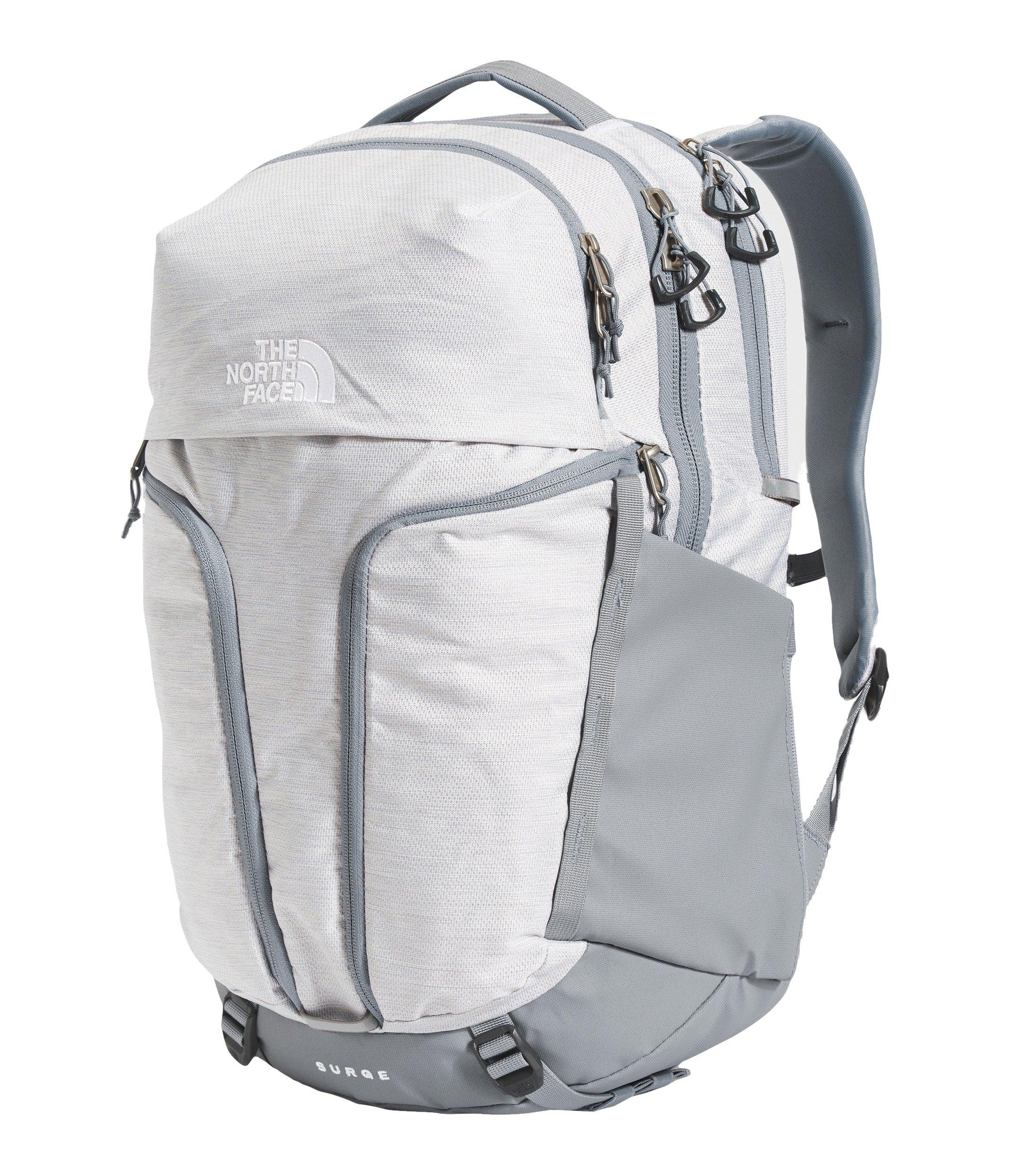 The North Face Surge White Backpack