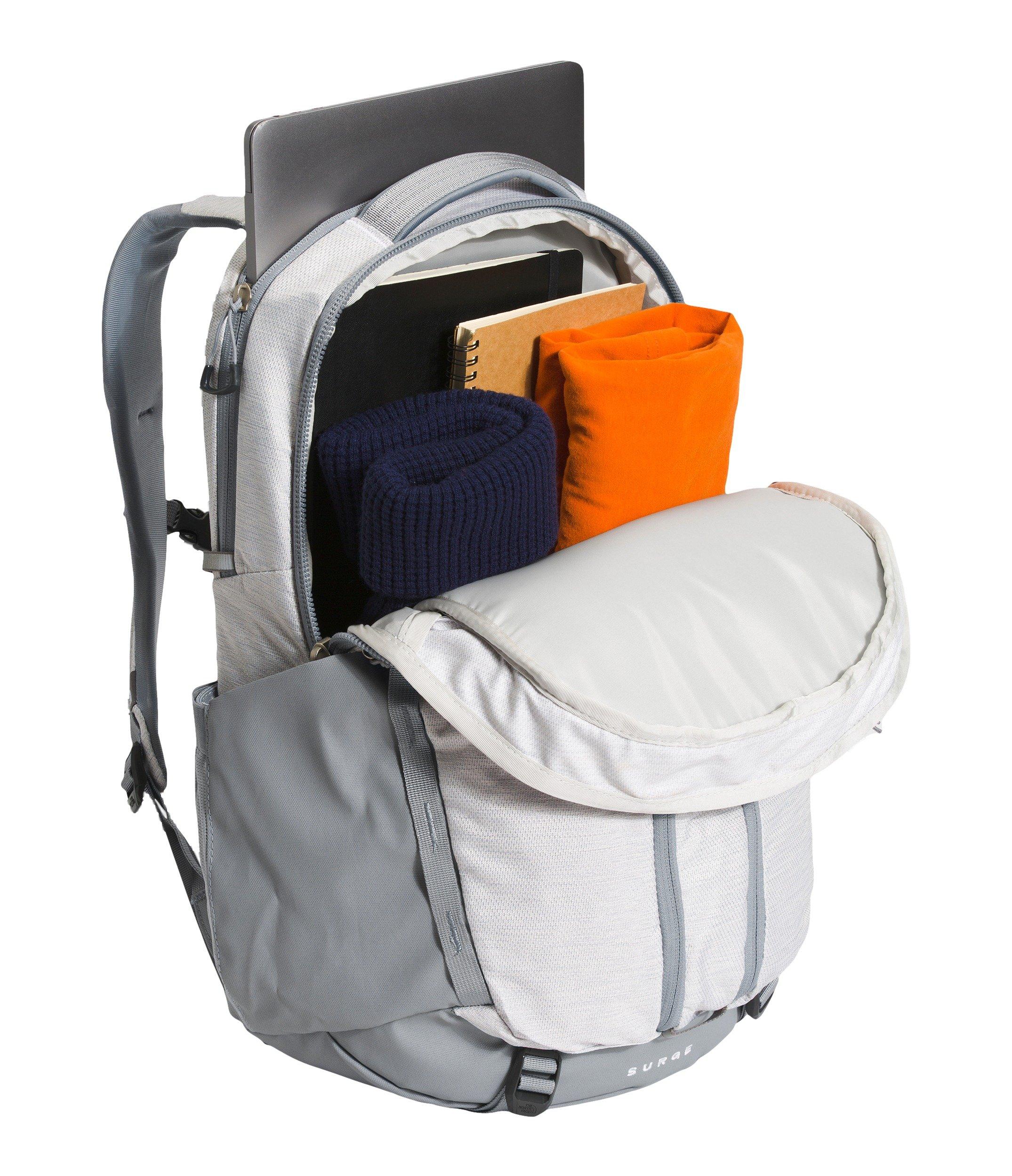 The North Face Surge White Backpack