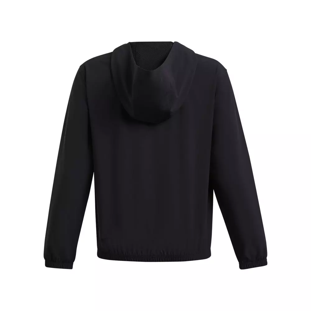 Under Armour Big Boys' UA Icon Woven Anorak Jacket - Black - BLACK