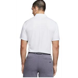 Nike Men's "White/Black" Dri-FIT Victory Solid Golf Polo