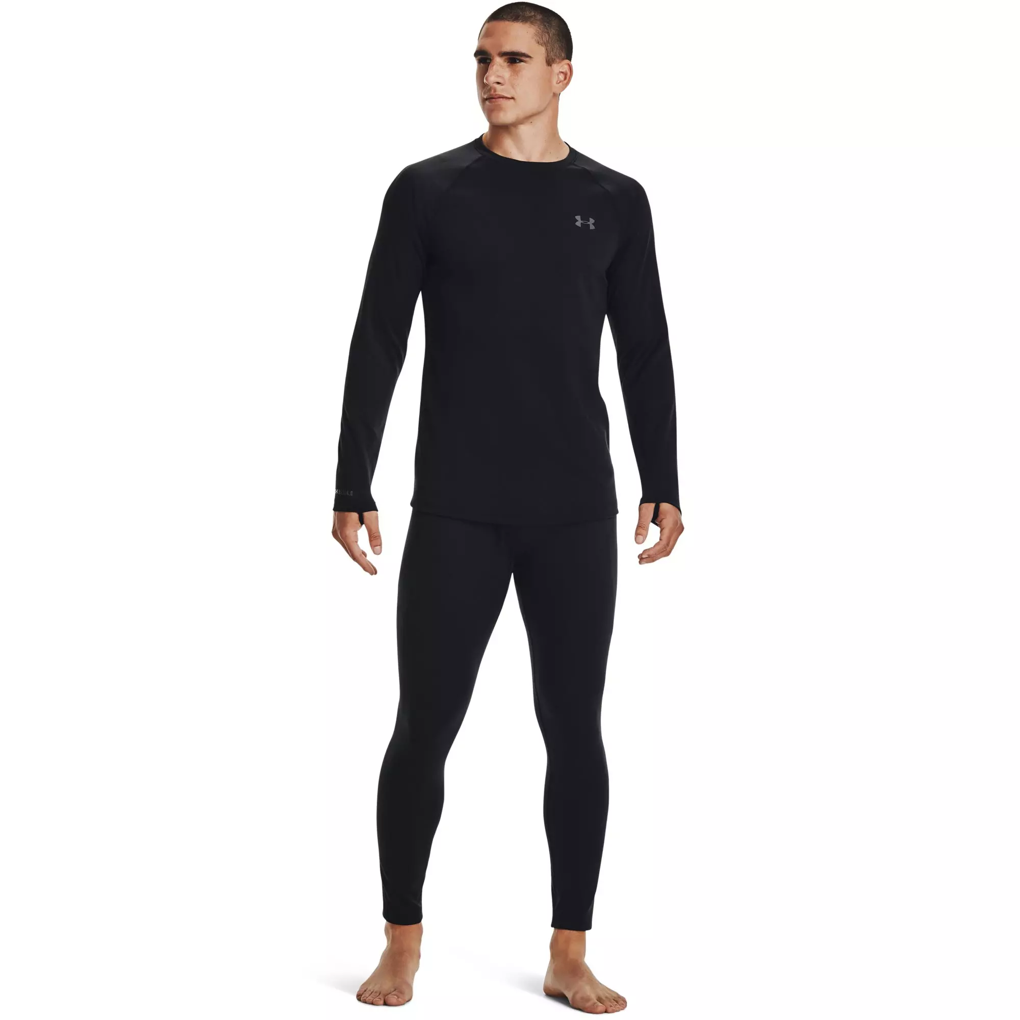 Under Armour Men's Black ColdGear Base 4.0 Leggings - BLACK