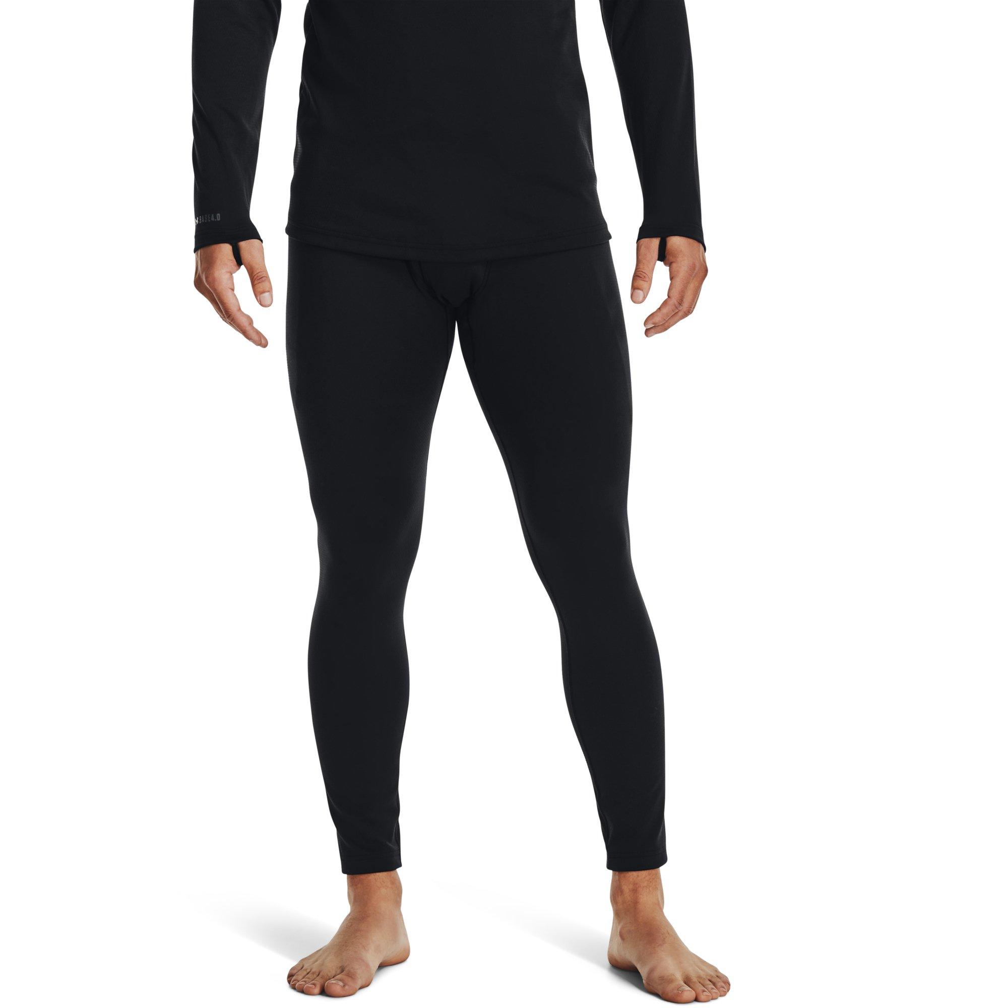 Under Armour Men's Black ColdGear Base 4.0 Leggings - BLACK Thumbnail View 1