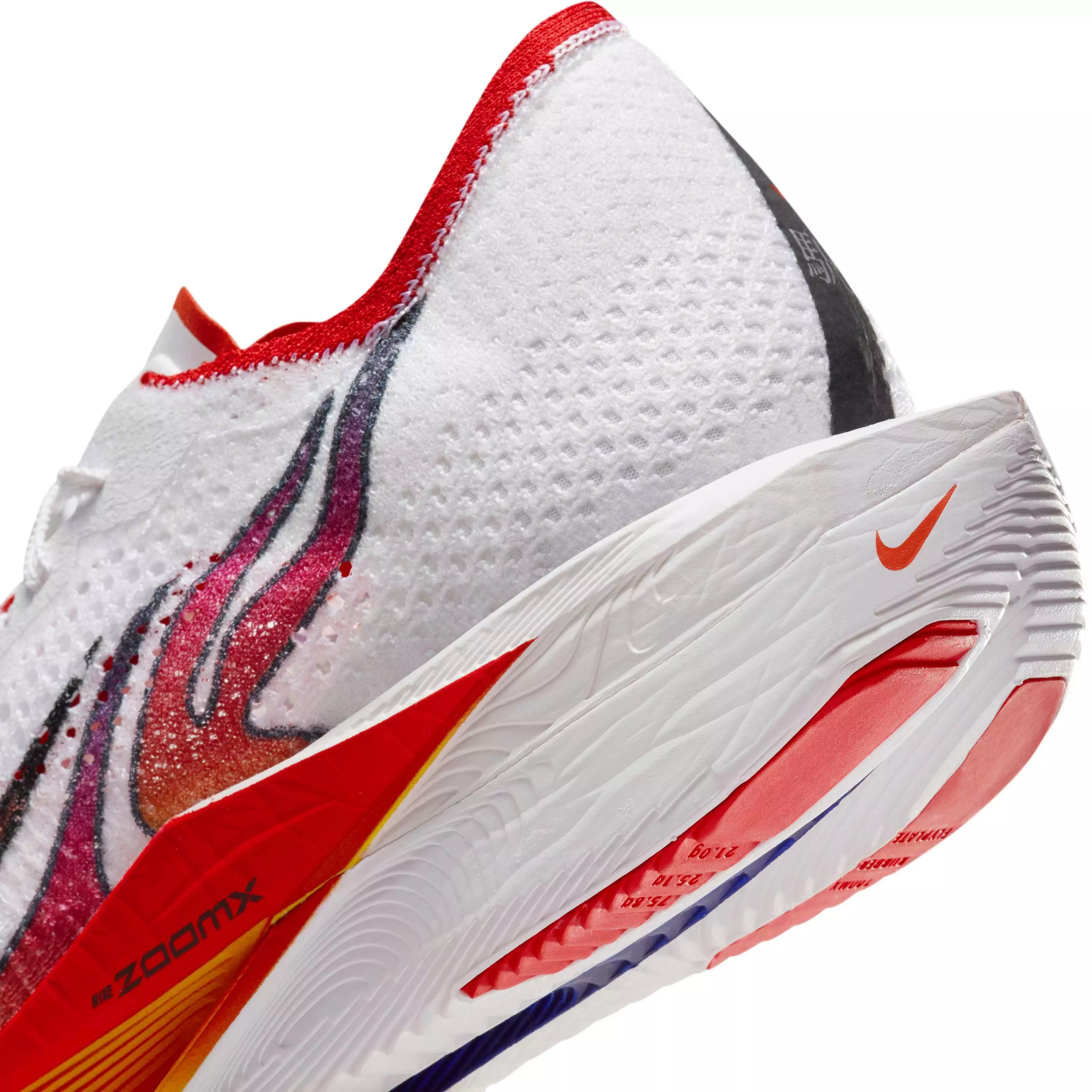 Nike Vaporfly 3 "White/Black/University Red/Habanero Red" Men's Running Shoe - WHITE/BLACK/RED/RED