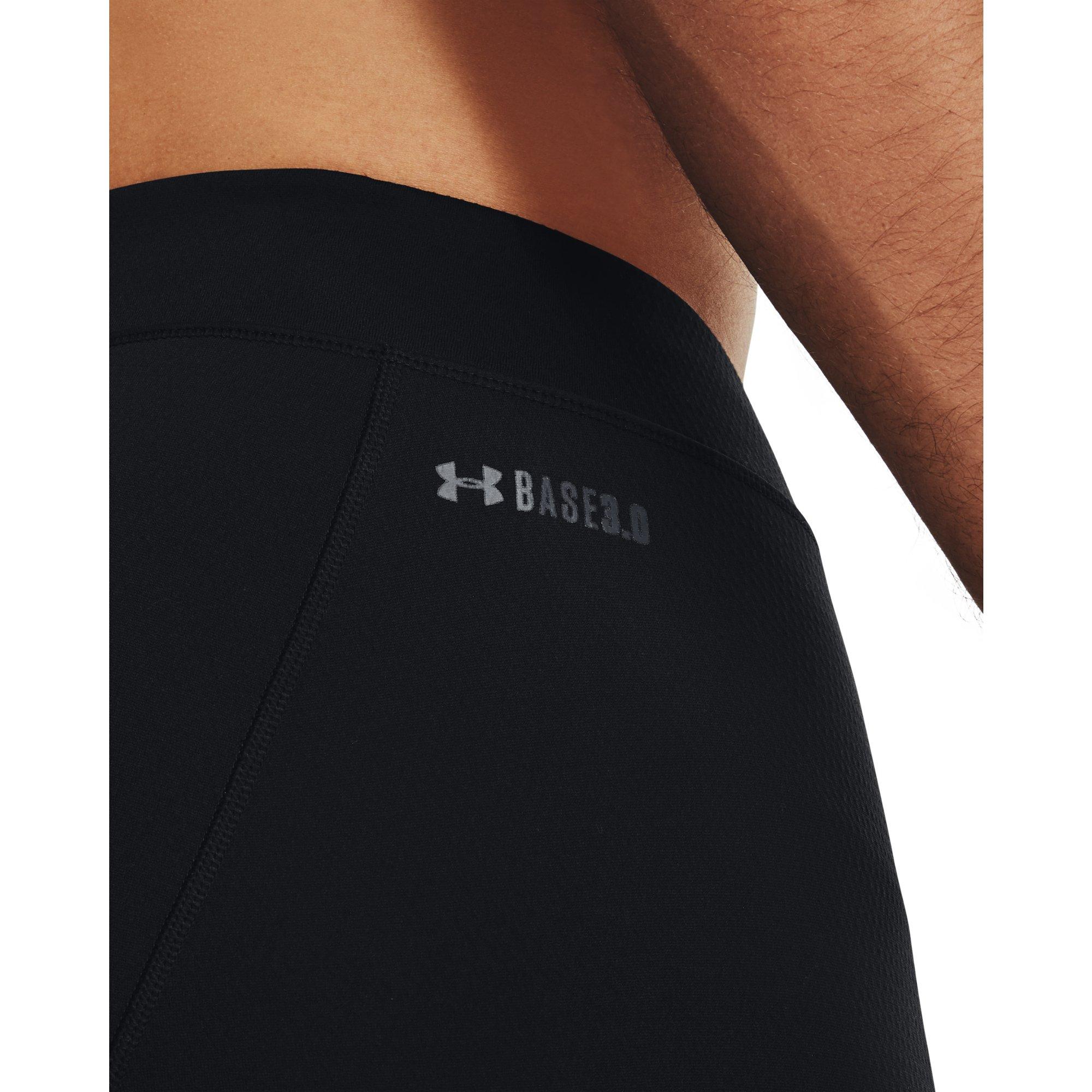 Under Armour Men's Black ColdGear Base 3.0 Leggings - BLACK Thumbnail View 4