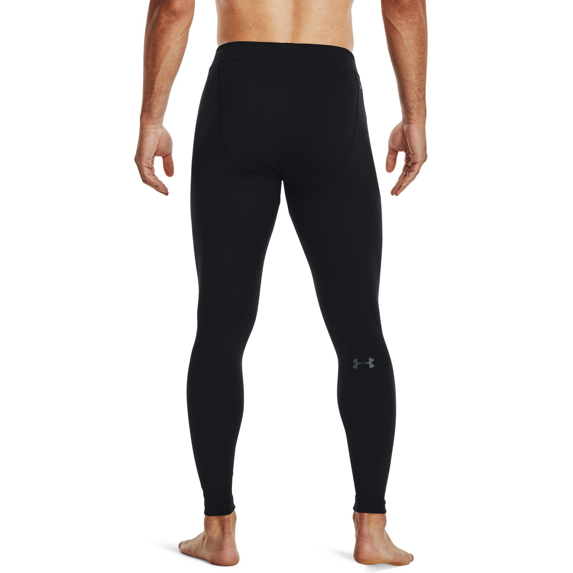 Under Armour Men's Black ColdGear Base 3.0 Leggings - BLACK Thumbnail View 2