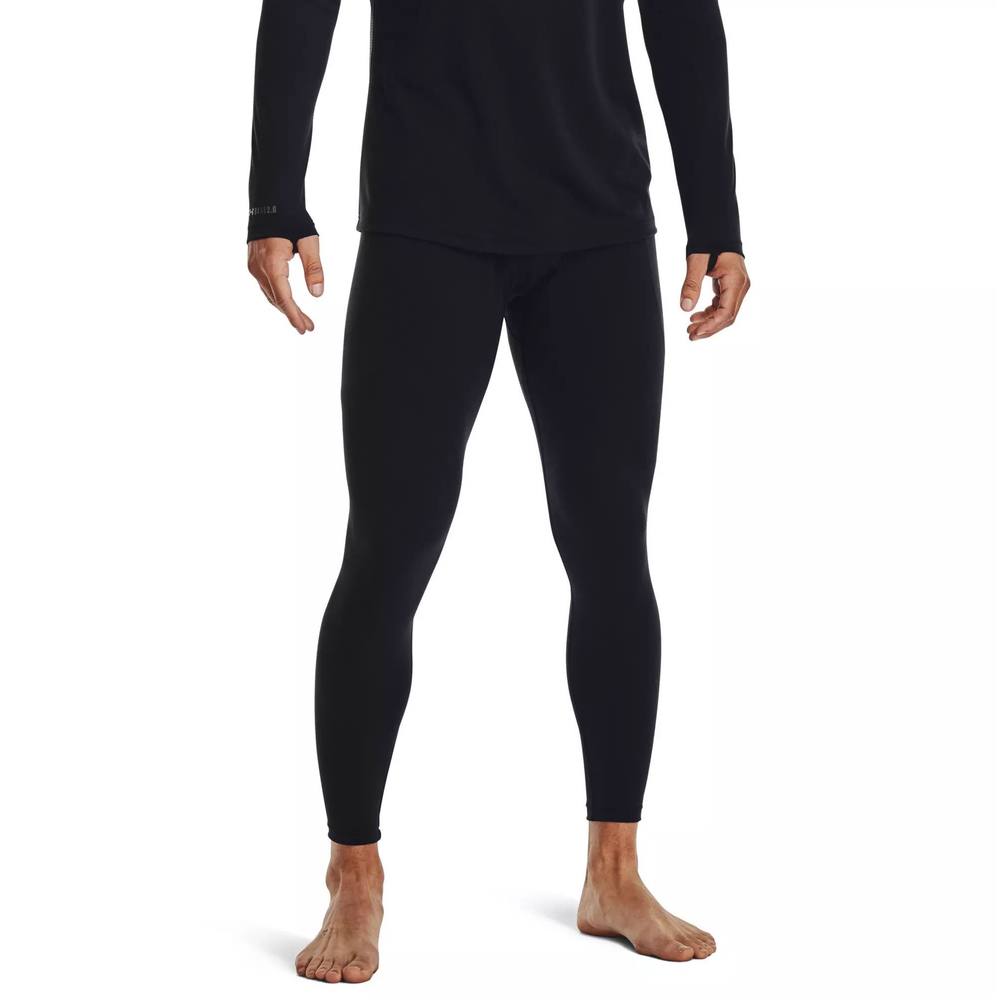 Under Armour Men's ColdGear Base 2.0 Leggings - BLACK