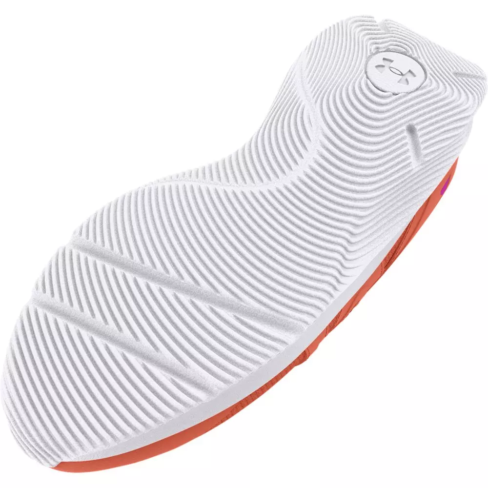 Under Armour Infinity 3.0 AL "Flare Orange/Vivid Magenta" Preschool Girls' Running Shoe - ORANGE/PURPLE