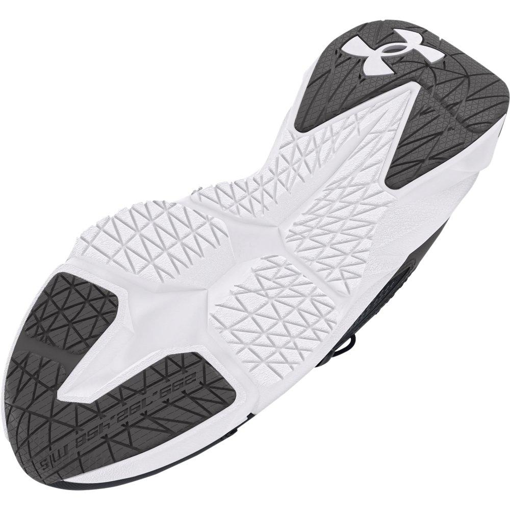 Under Armour Scramjet 6 AL "Black/Castlerock/White" Preschool Boys' Running Shoe - BLACK/GREY/WHITE Thumbnail View 5