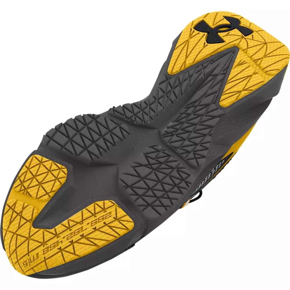 Under Armour Scramjet 6 AL "Black/Taxi/Black" Preschool Boys' Running Shoe - BLACK/YELLOW