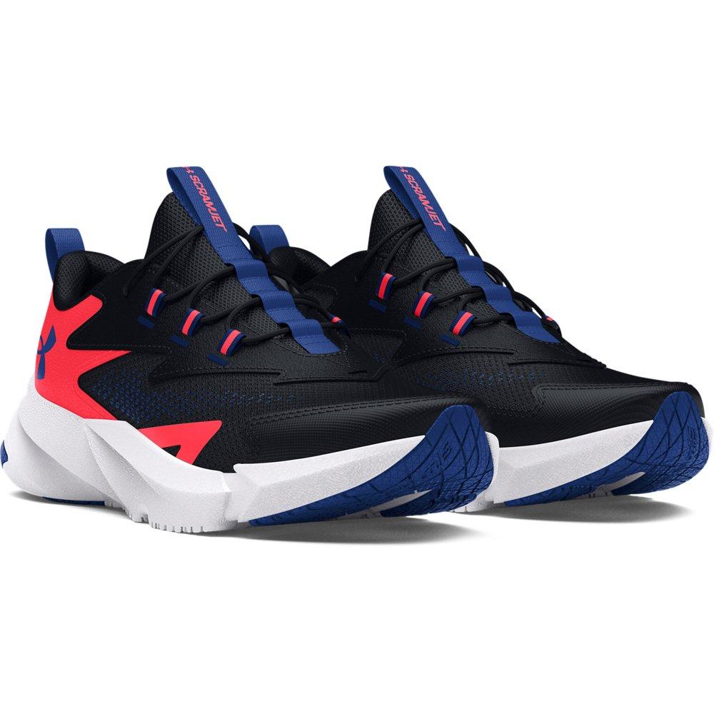 Under Armour Scramjet 6 AL Preschool Boys' "Black/Beta/Tech Blue" Running Shoe