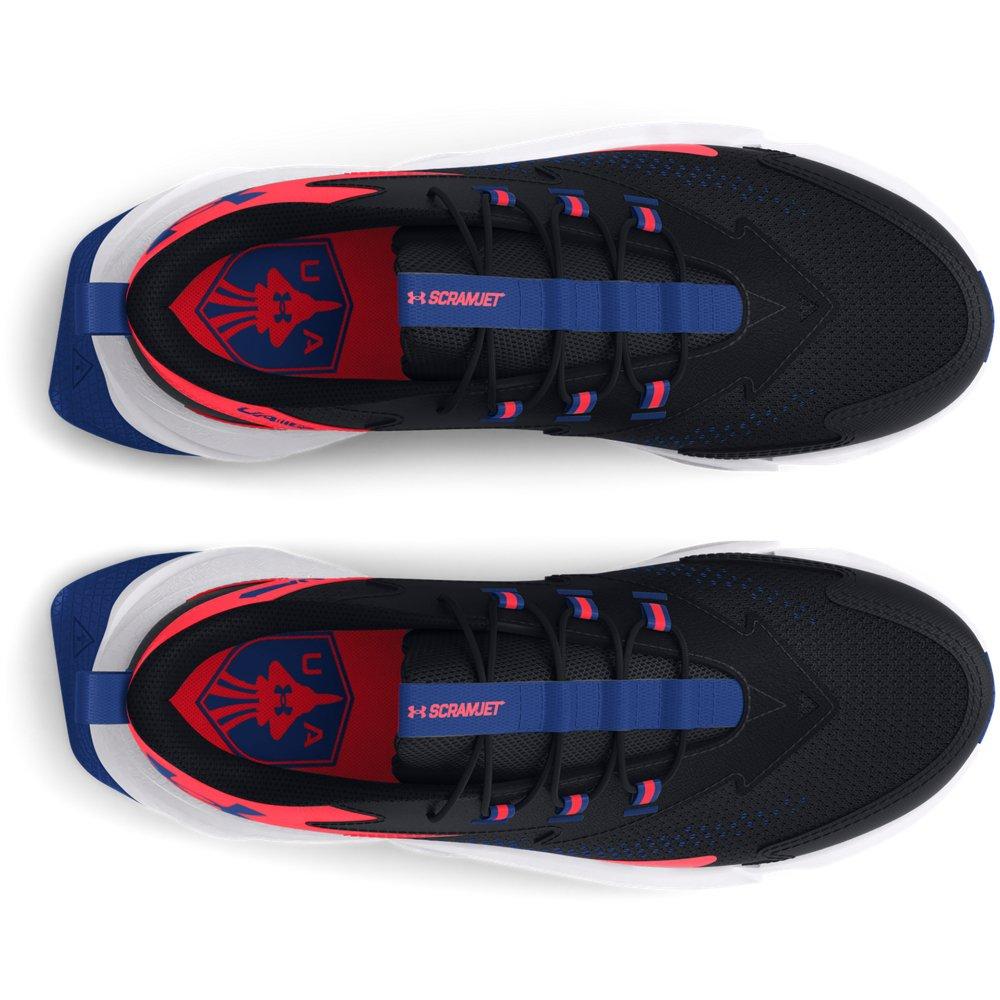 Under Armour Scramjet 6 AL Preschool Boys' "Black/Beta/Tech Blue" Running Shoe