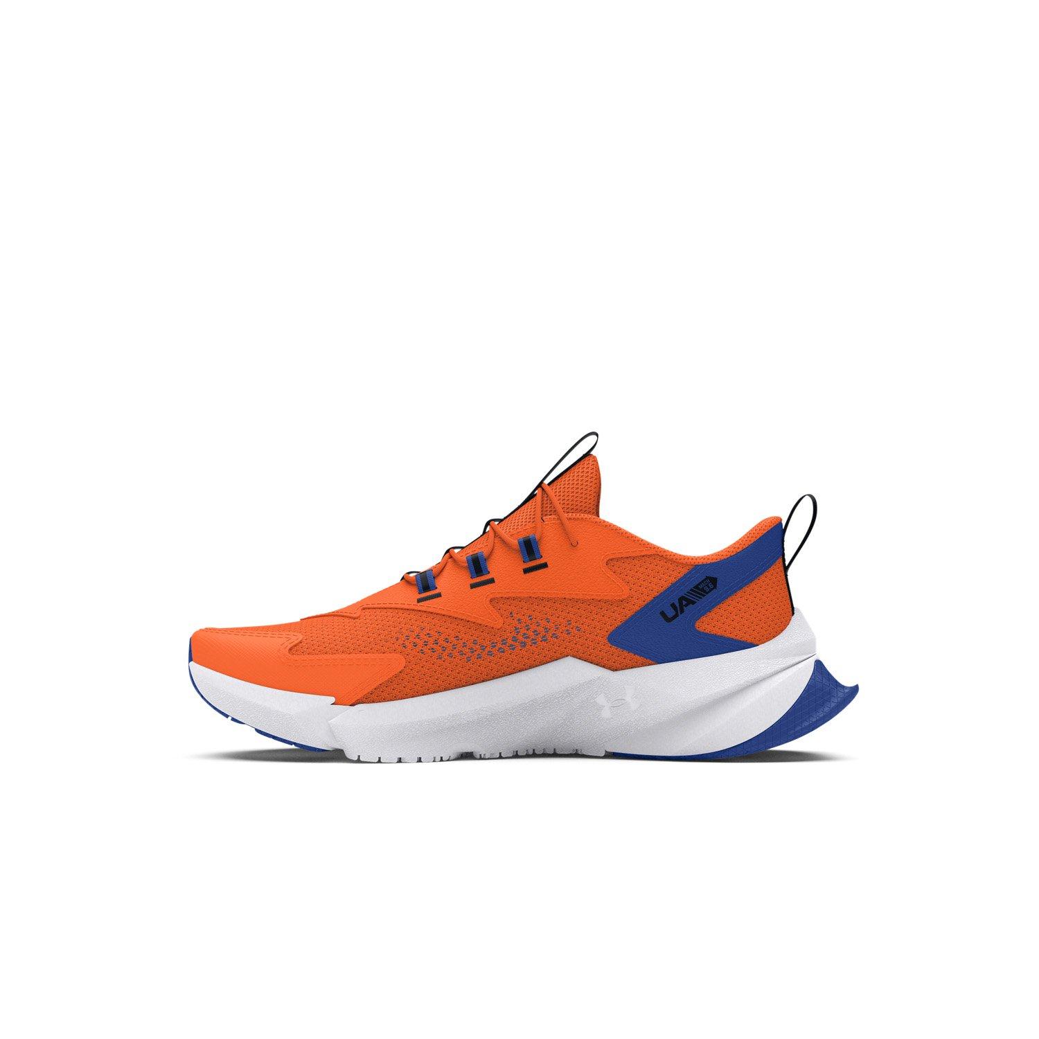 Under Armour Scramjet 6 AL Preschool Boys' "Orange Blast/T​ech Blue​" Running Shoe