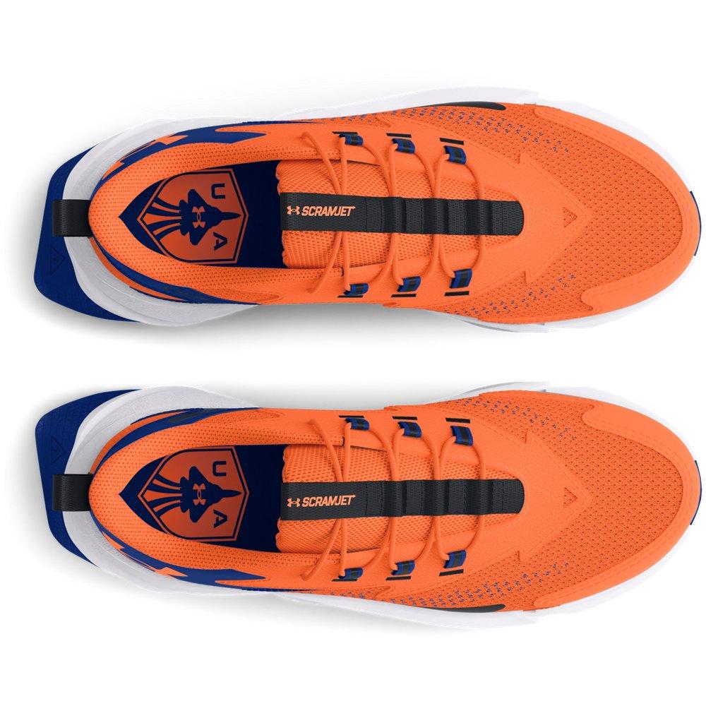 Under Armour Scramjet 6 AL Preschool Boys' "Orange Blast/T​ech Blue​" Running Shoe