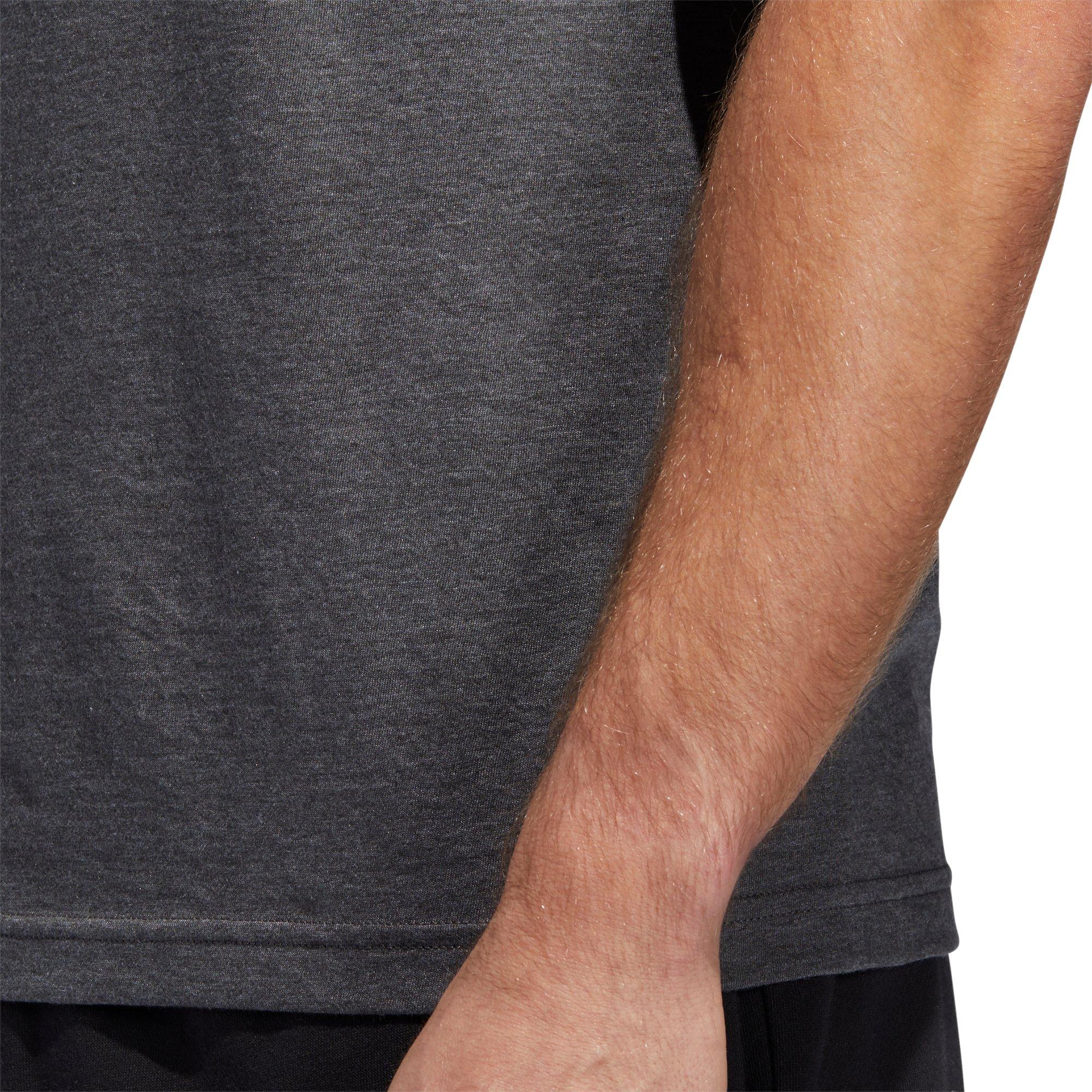 adidas Men's Badge Of Sport Tee - GREY Thumbnail View 9