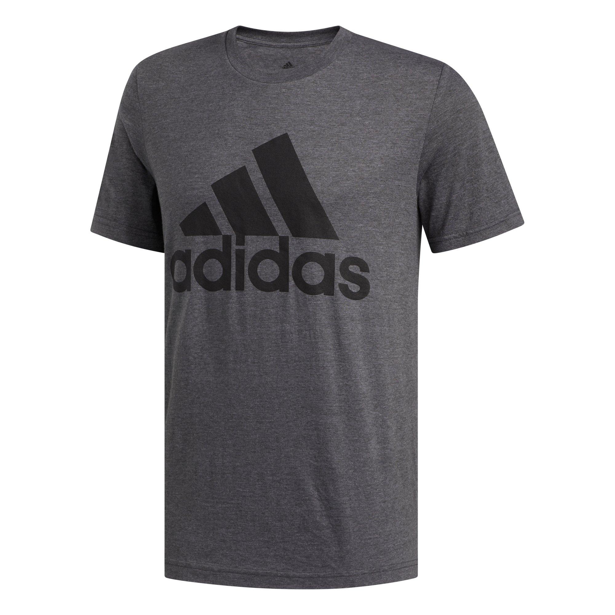adidas Men's Badge Of Sport Tee - GREY Thumbnail View 5