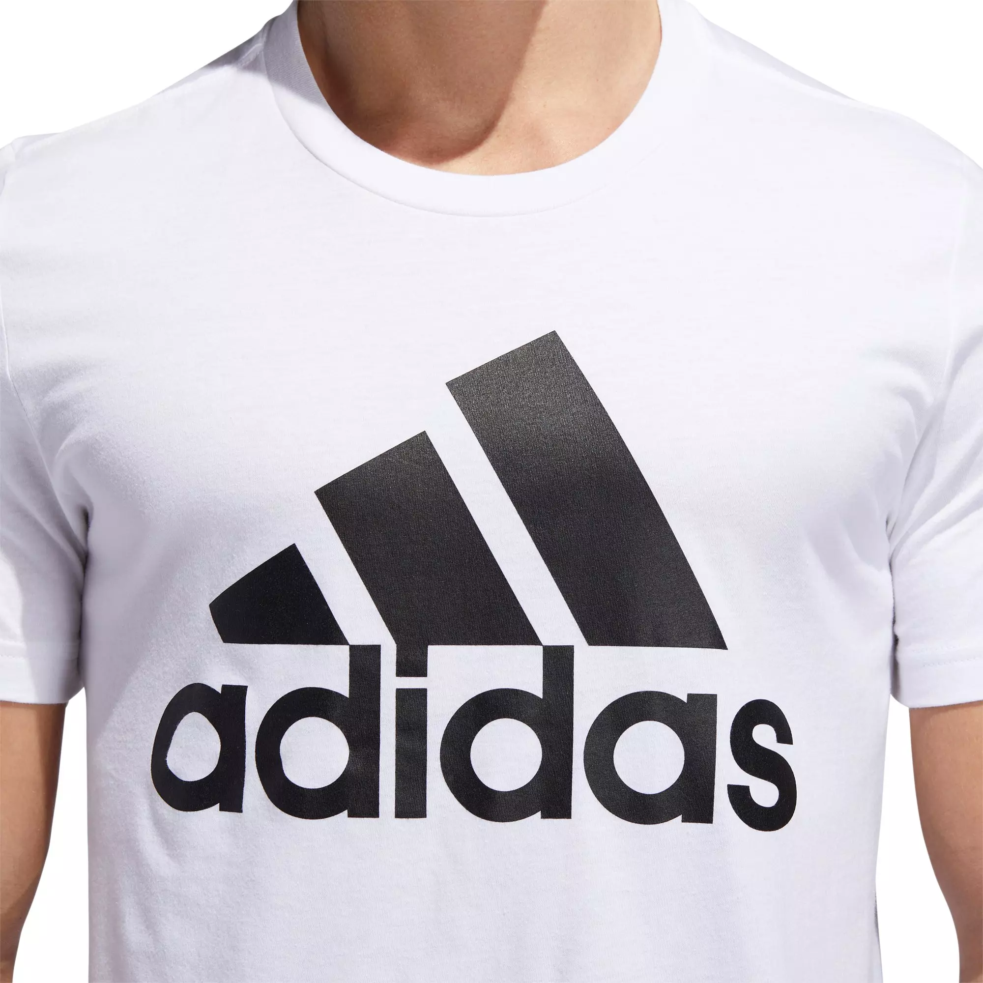 adidas Men's Badge Of Sport Tee - WHITE