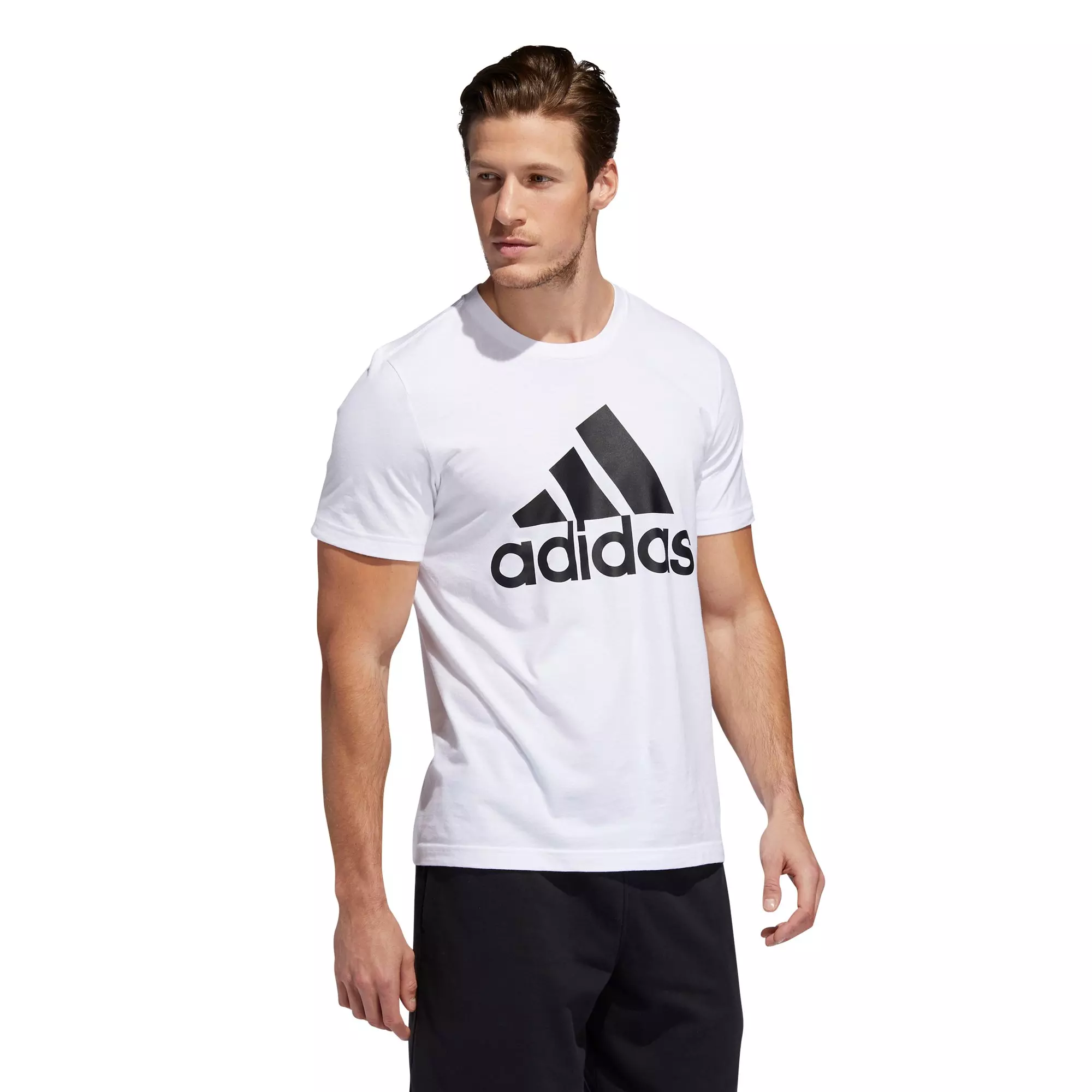 adidas Men's Badge Of Sport Tee - WHITE