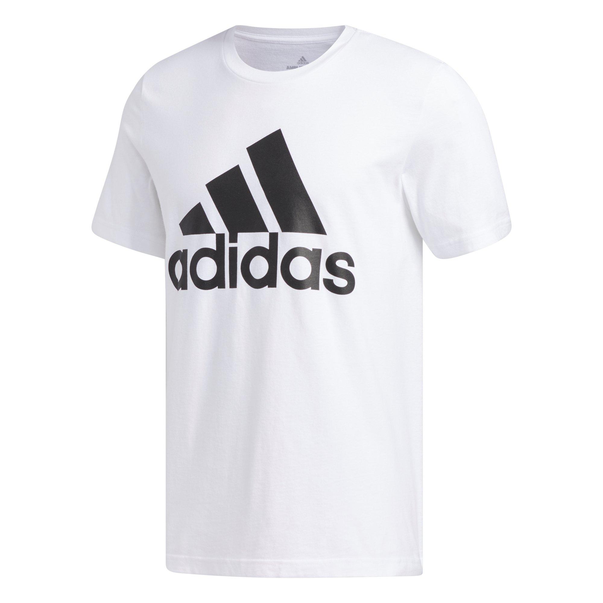 adidas Men's Badge Of Sport Tee - WHITE Thumbnail View 5