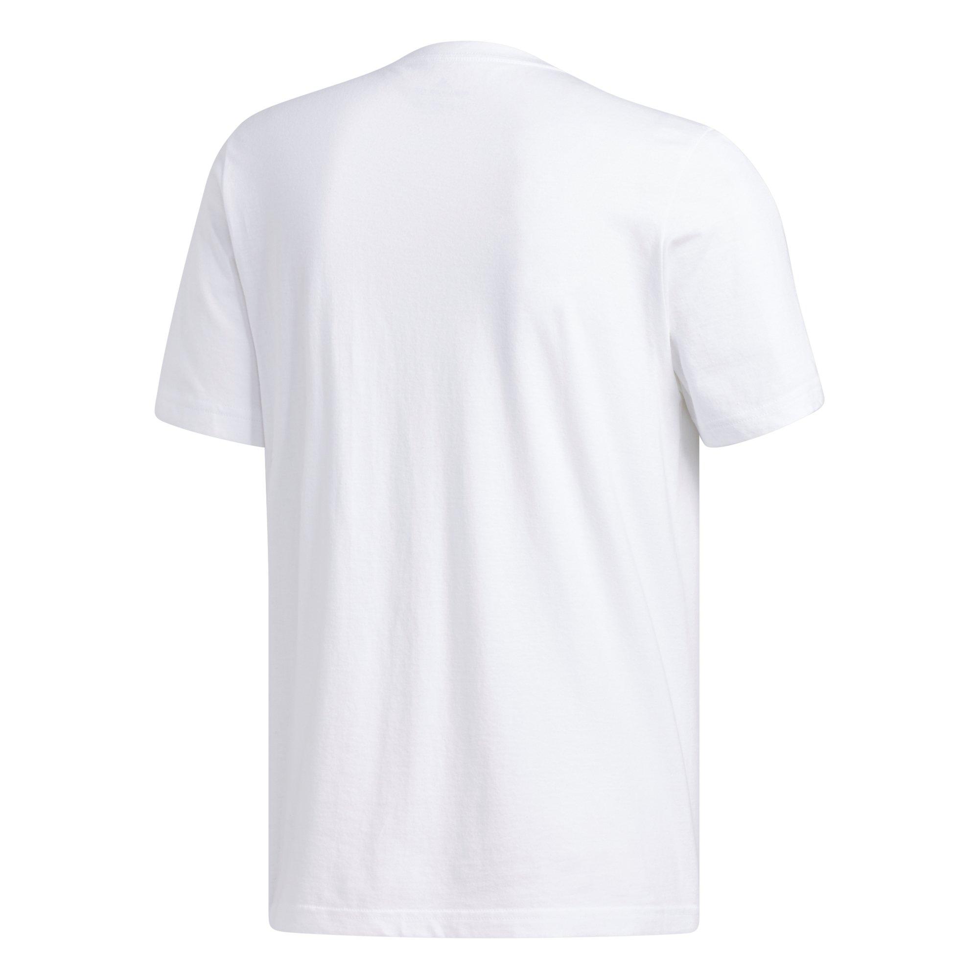 adidas Men's Badge Of Sport Tee - WHITE Thumbnail View 6