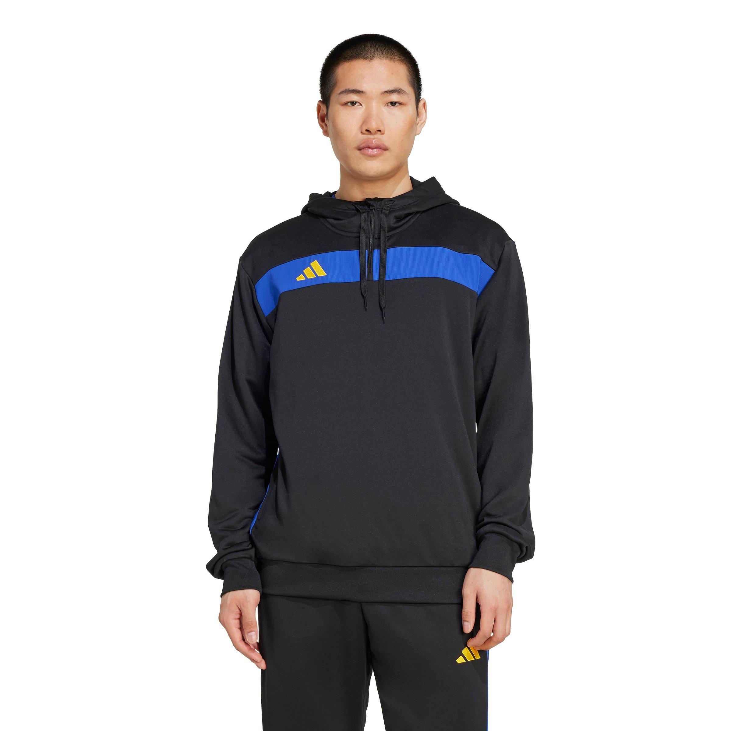 adidas Men's Tiro 25 Essentials Sweat Hoodie - Black - BLACK Thumbnail View 1