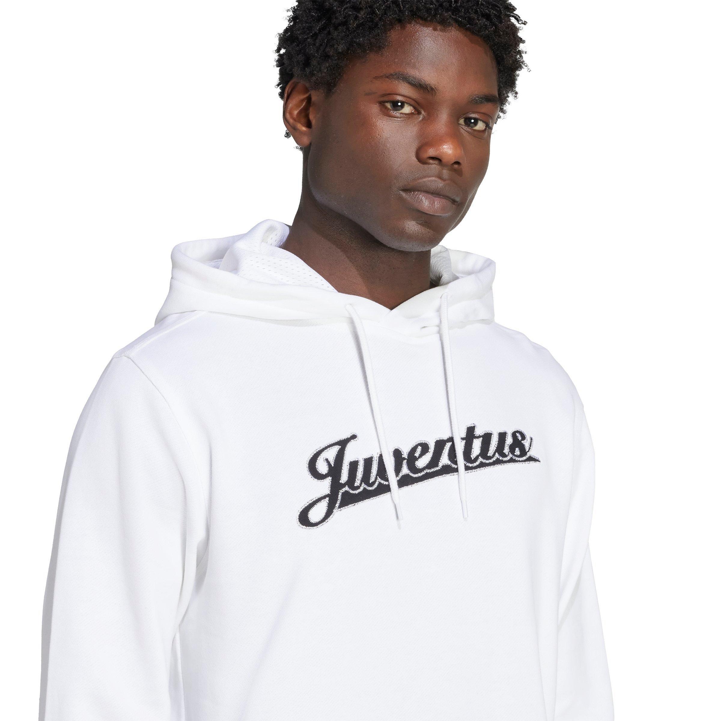 adidas Men's Juventus US Pack Hoodie  - White - WHITE Thumbnail View 3