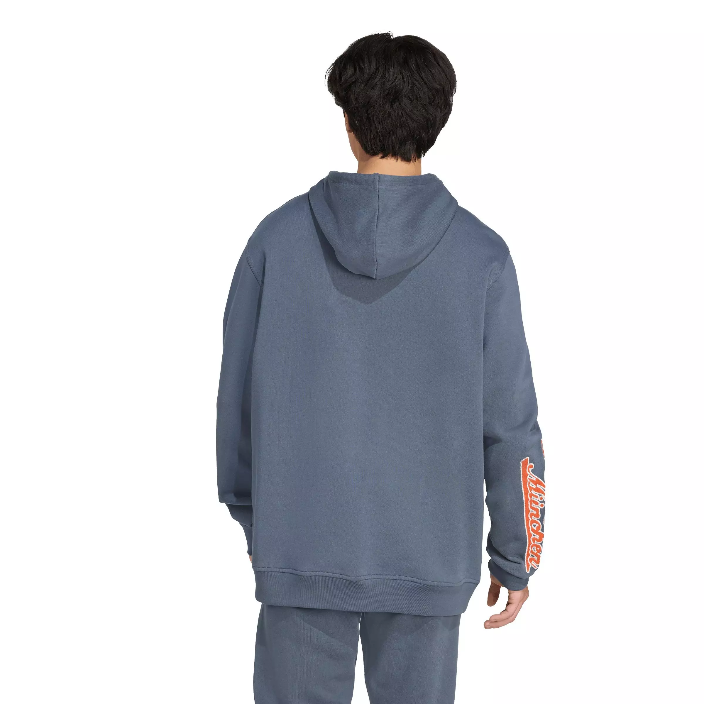 adidas Men's FC Bayern US Pack Hoodie - Dk Grey - DK GREY