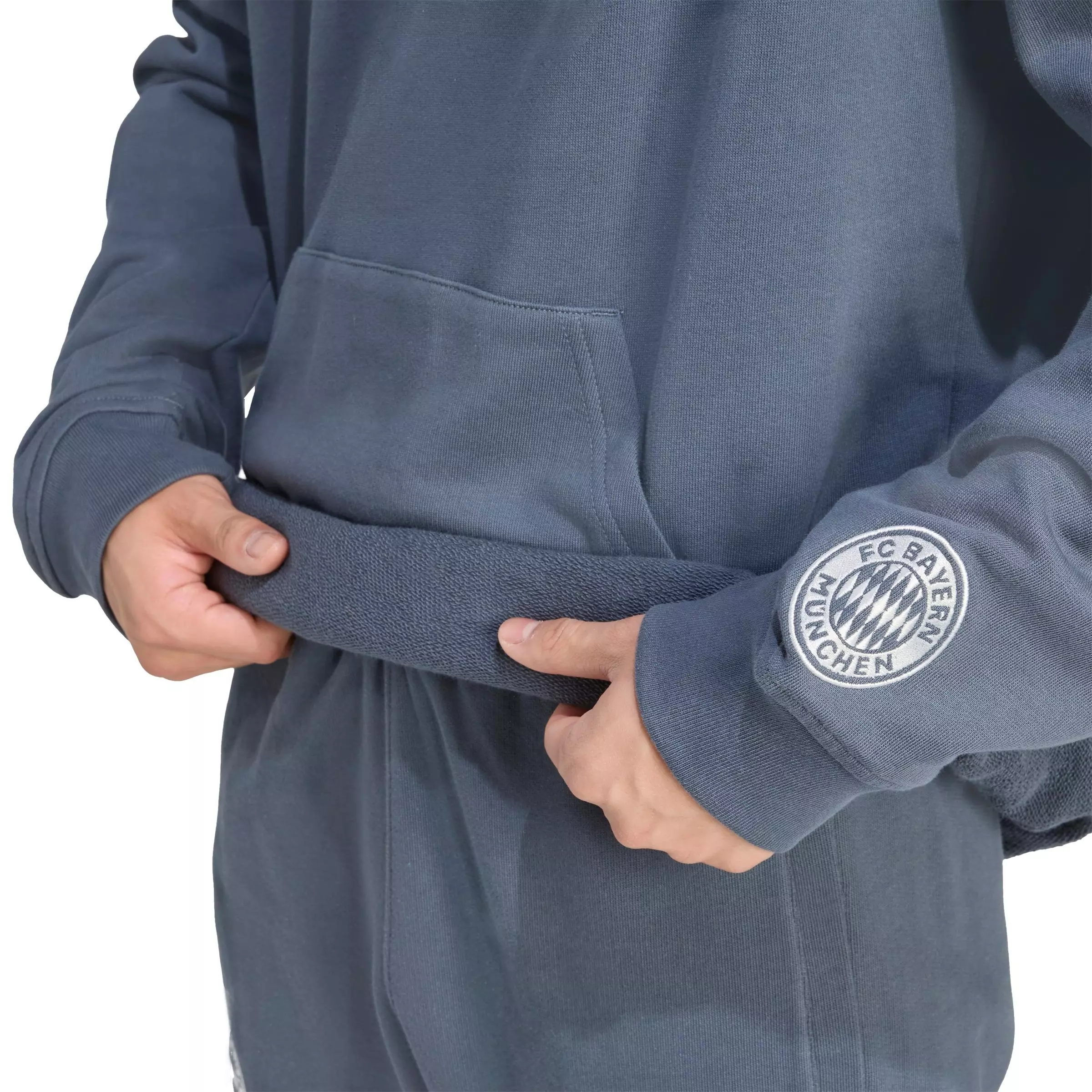 adidas Men's FC Bayern US Pack Hoodie - Dk Grey - DK GREY