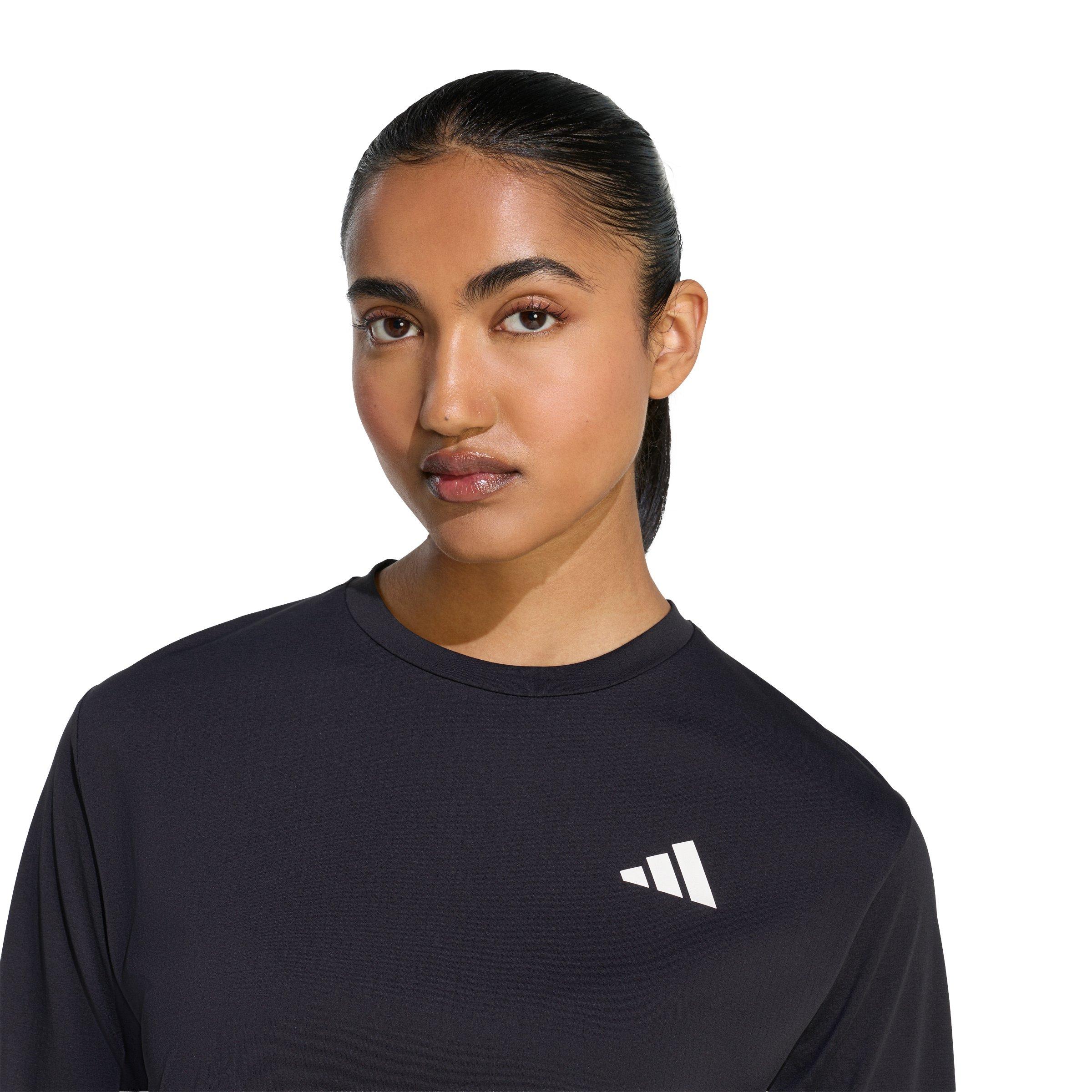 adidas Women's ADI365 Running Climacool Iconic Long Sleeve Top - Black - BLACK Thumbnail View 3