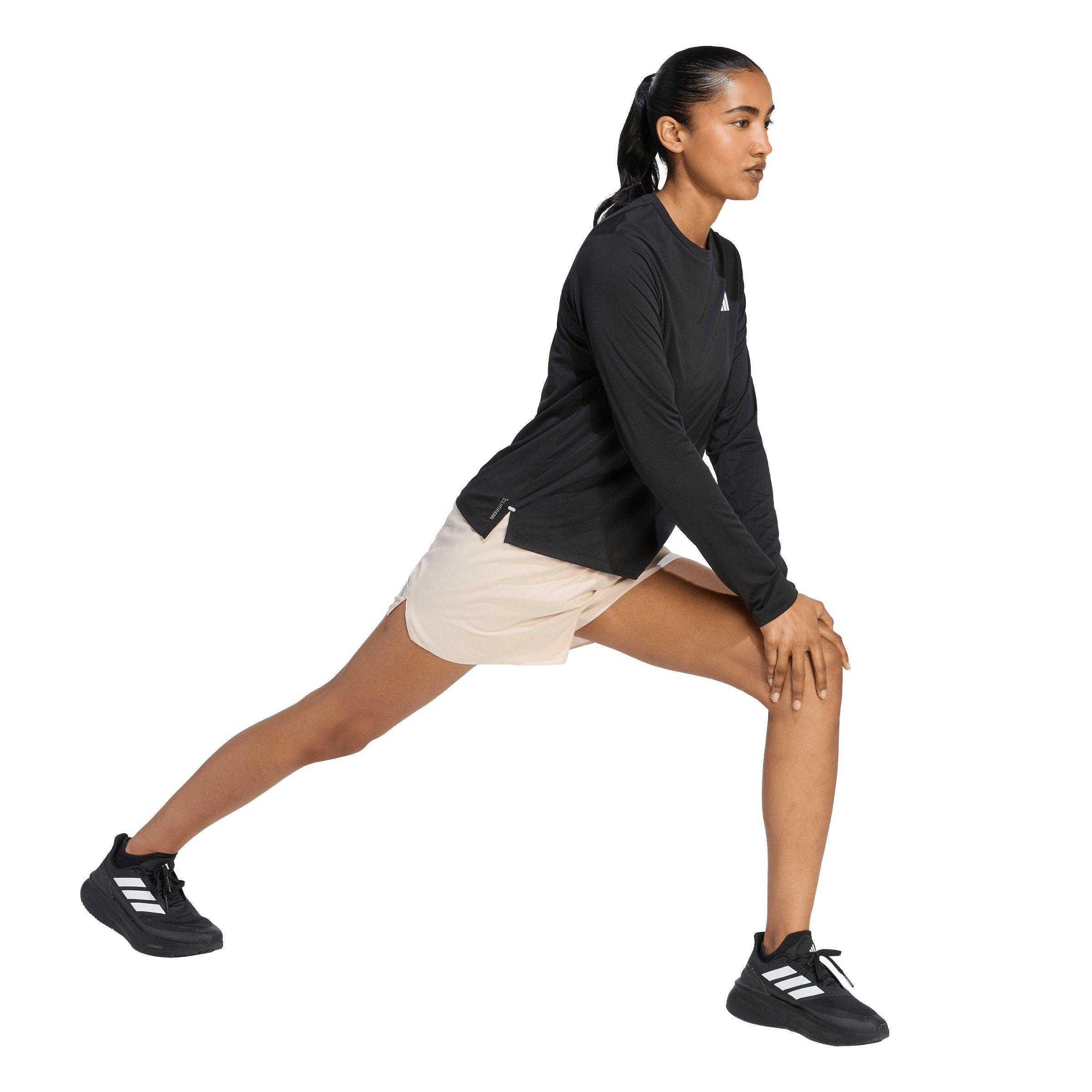 adidas Women's ADI365 Running Climacool Iconic Long Sleeve Top -Black - BLACK Thumbnail View 5