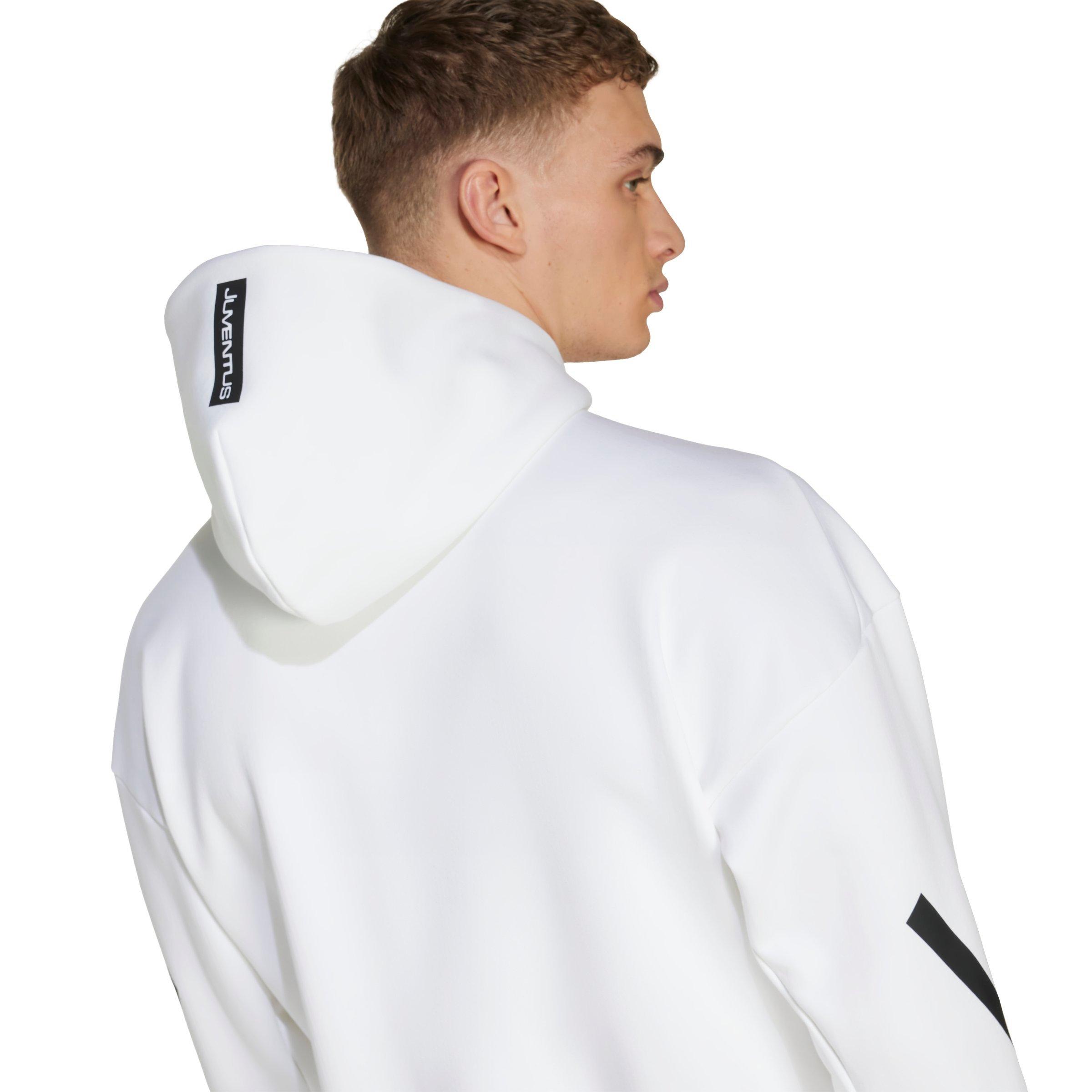 adidas Men's Juventus adidas Z.N.E. Anthem Jacket -White - WHITE Thumbnail View 3