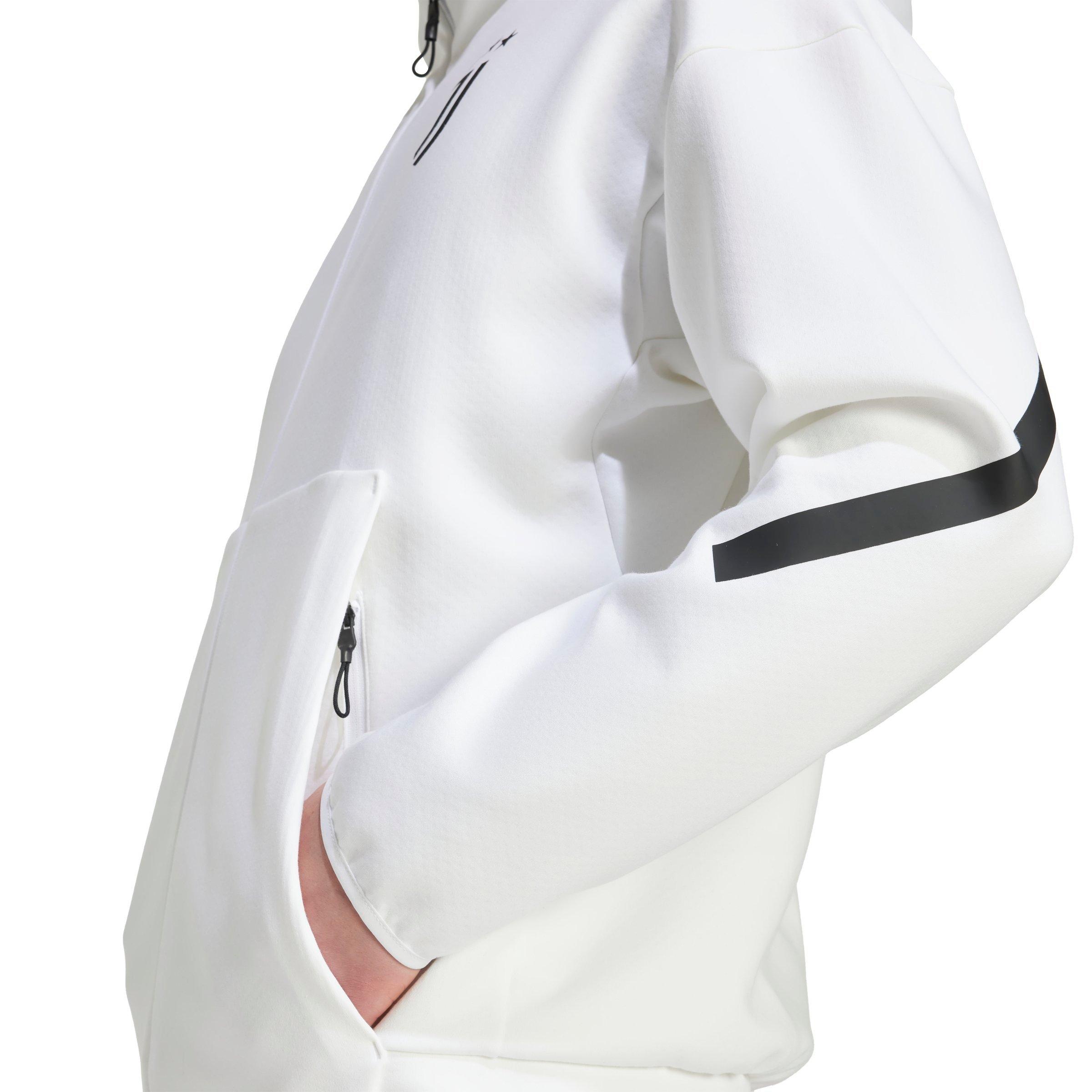adidas Men's Juventus adidas Z.N.E. Anthem Jacket -White - WHITE Thumbnail View 4