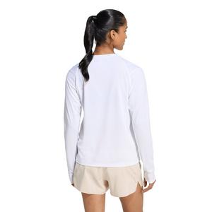 adidas Women's ADI365 Running Climacool Iconic Long Sleeve Top -White