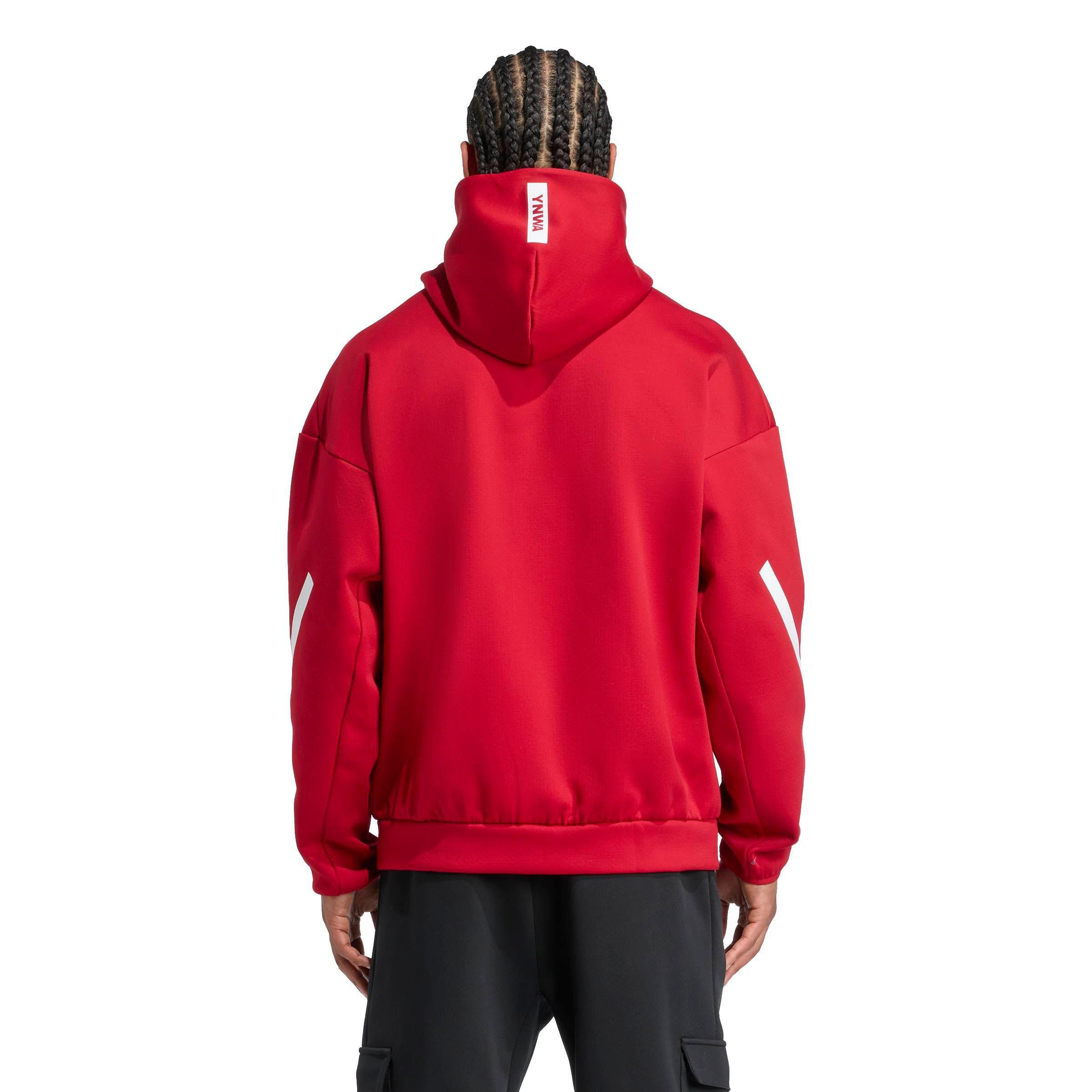adidas Men's Liverpool FC adidas Z.N.E. Anthem Jacket -Red - RED Thumbnail View 2